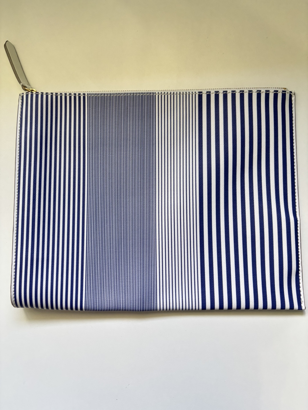 H&M Striped Clutch