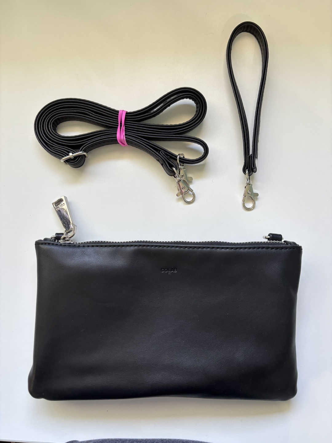 Colab Black Crossbody Bag