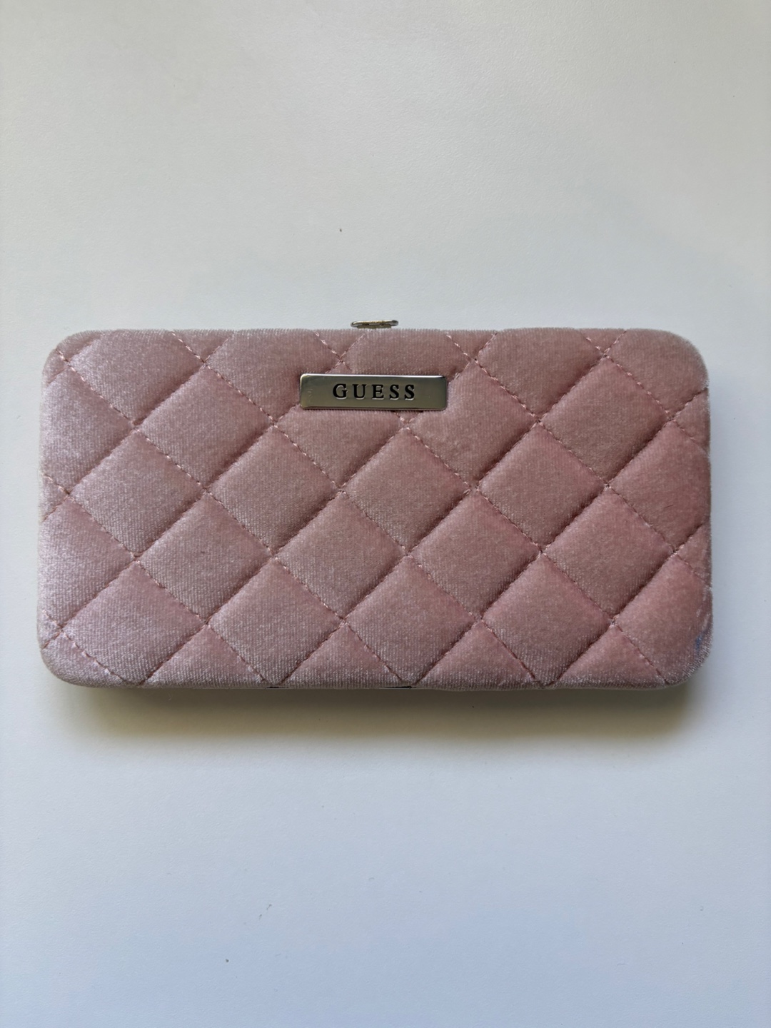Guess Pink Velvet Wallet