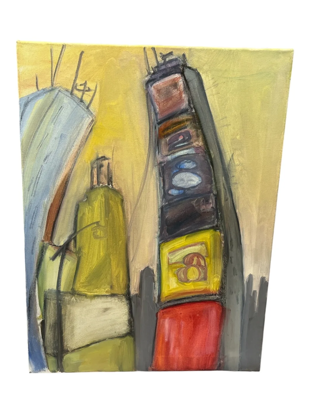Abstract Cityscape Painting thumbnail