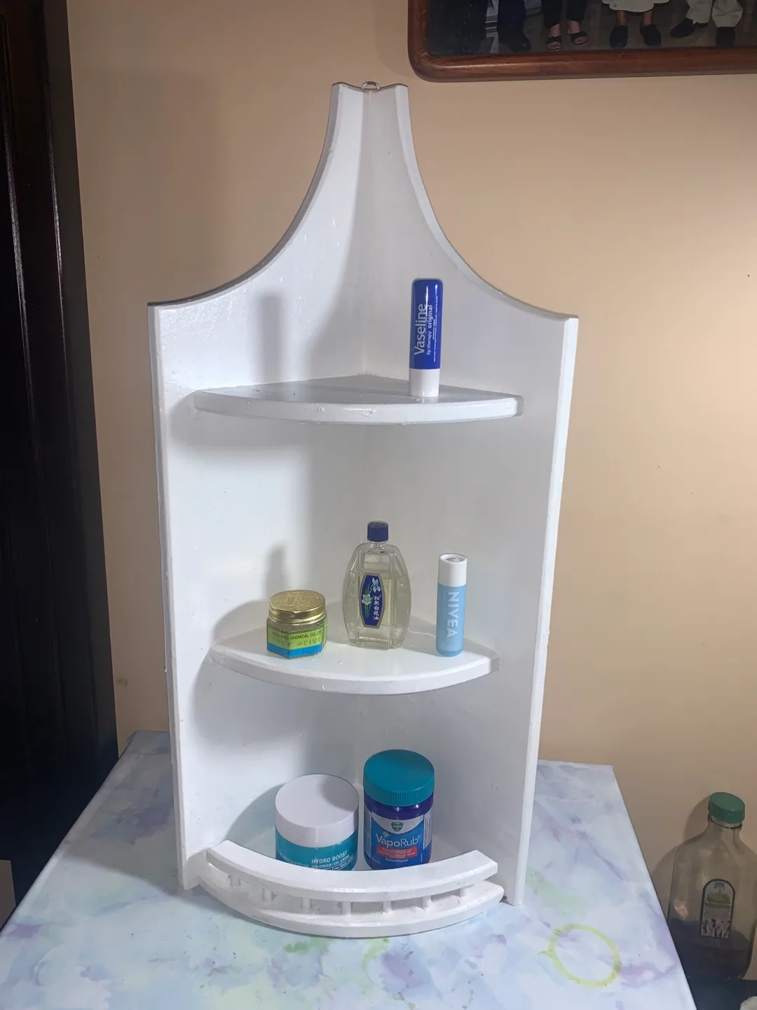 White Corner Piece Small Furniture image indicator(3)