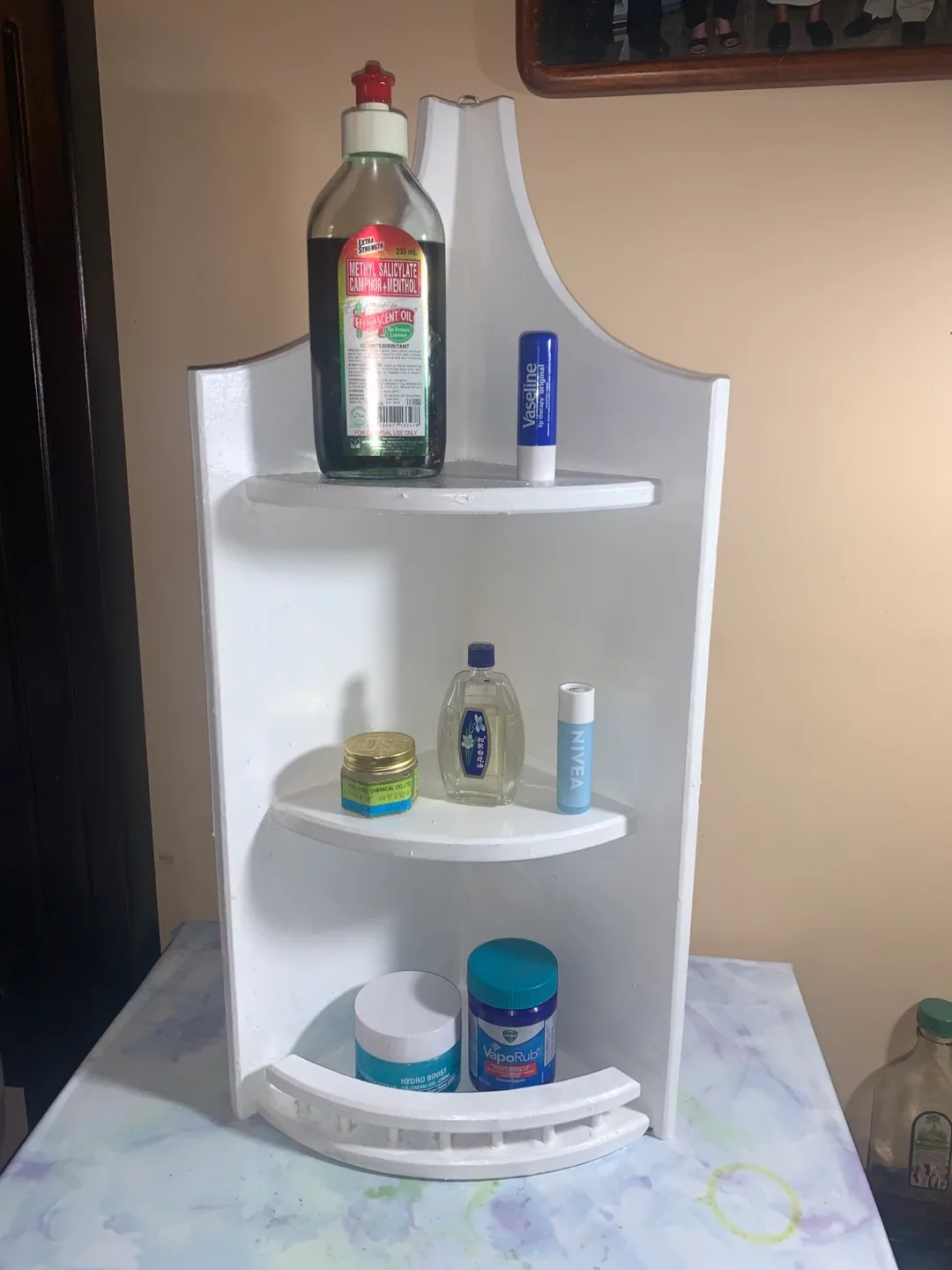 White Corner Piece Small Furniture image indicator(4)