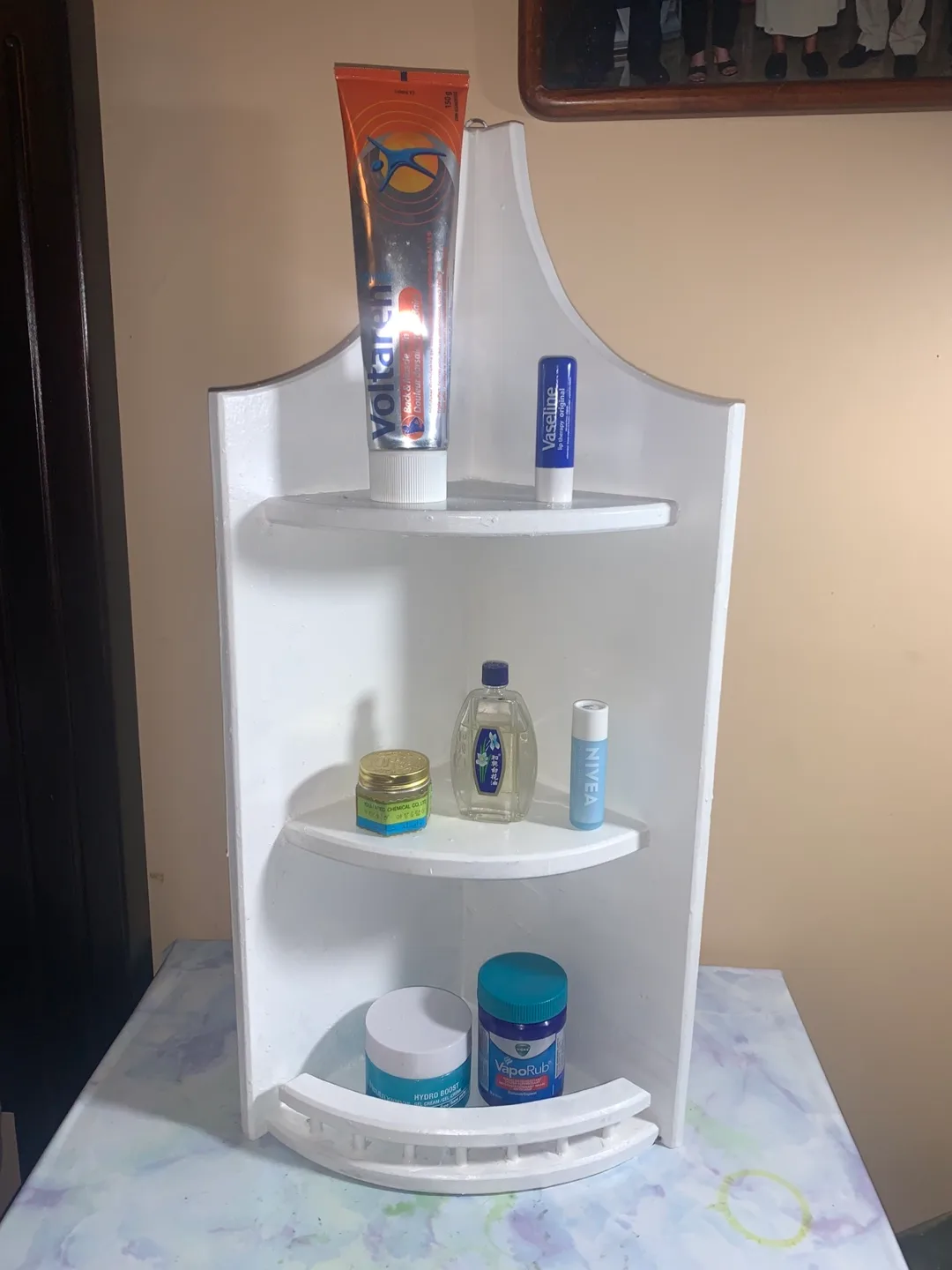 White Corner Piece Small Furniture image indicator(5)