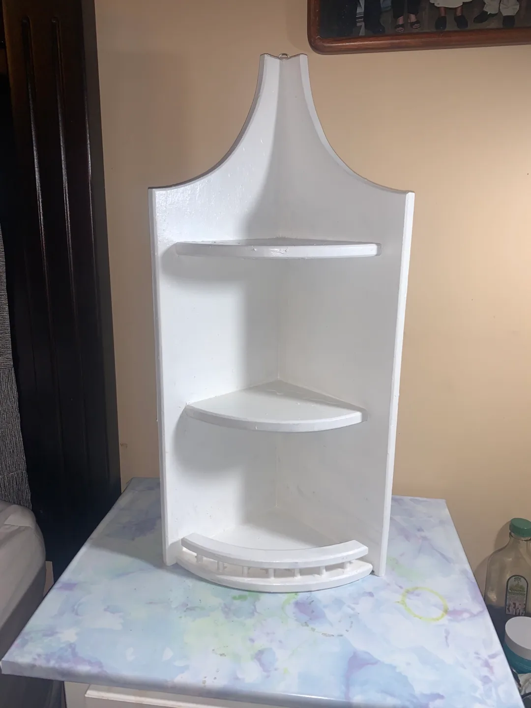 White Corner Piece Small Furniture image indicator(2)