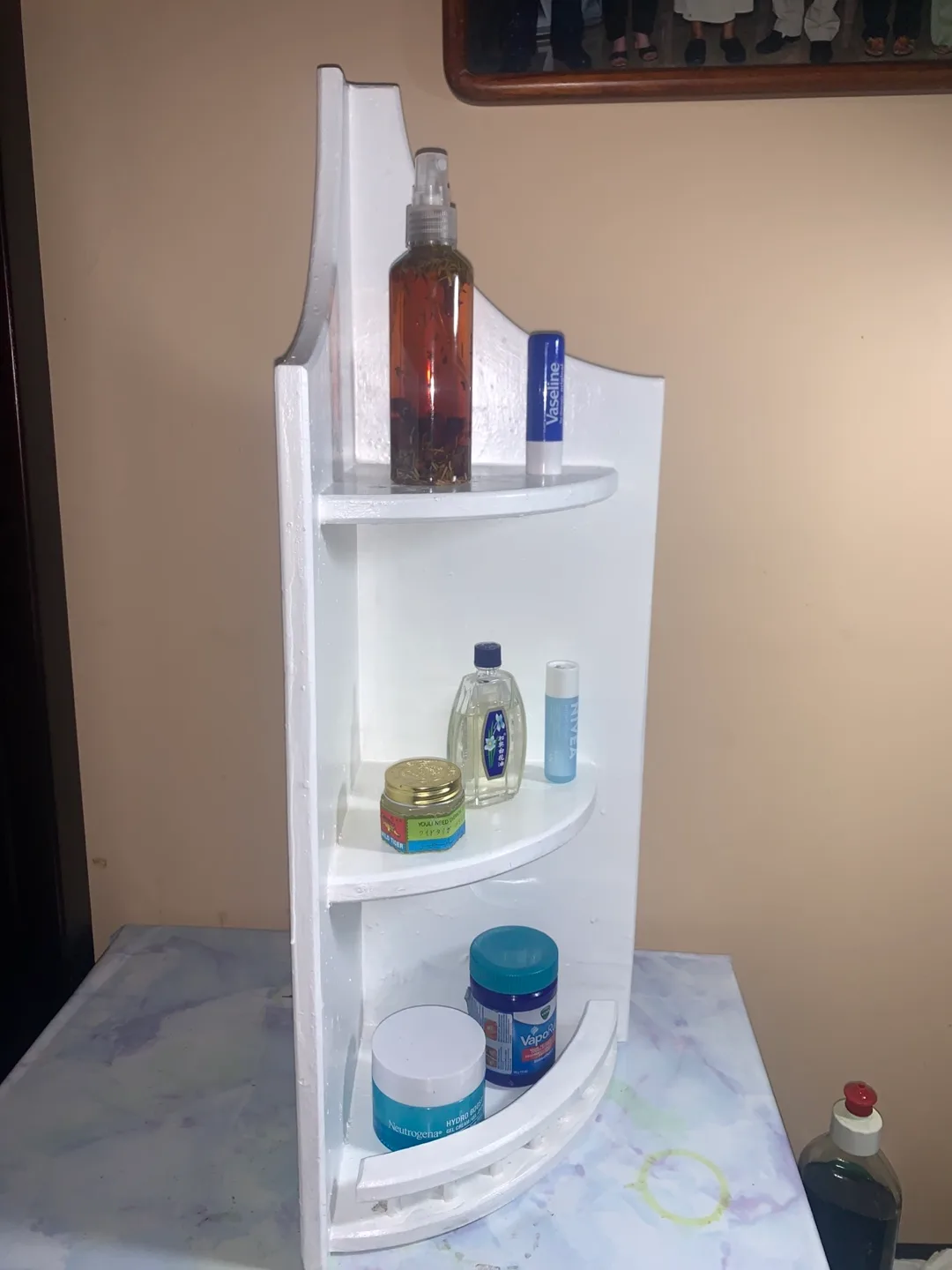 White Corner Piece Small Furniture image indicator(8)