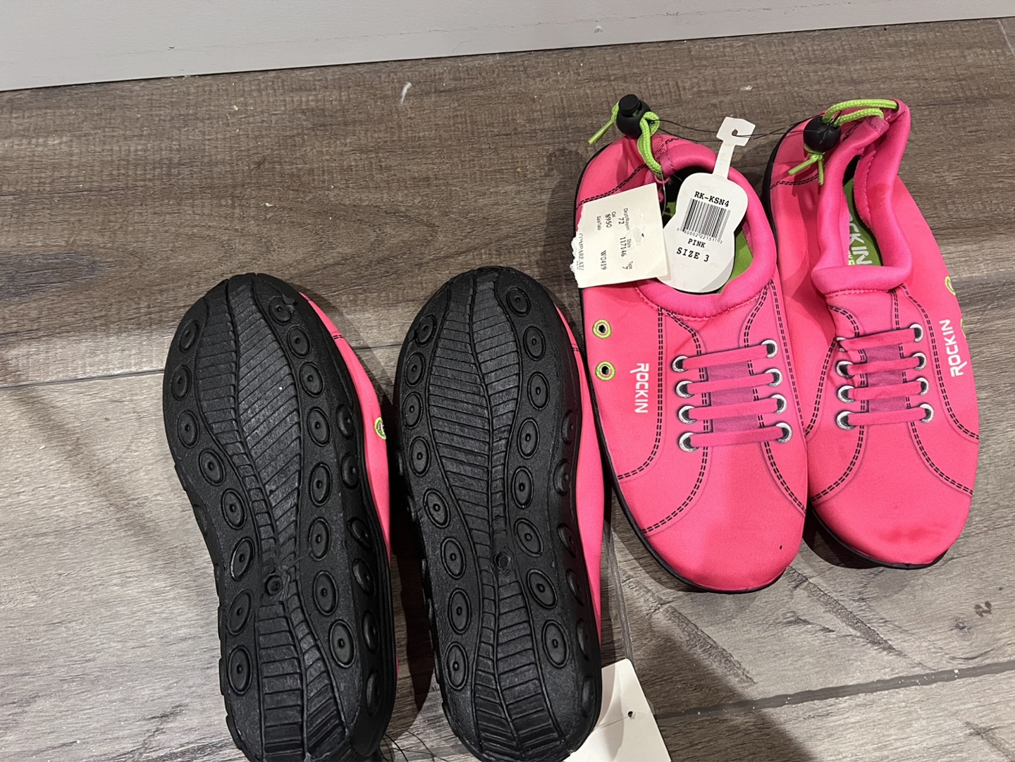 Rockin Aqua Sneakers - Pink, Size 2 & 3 - photo 2