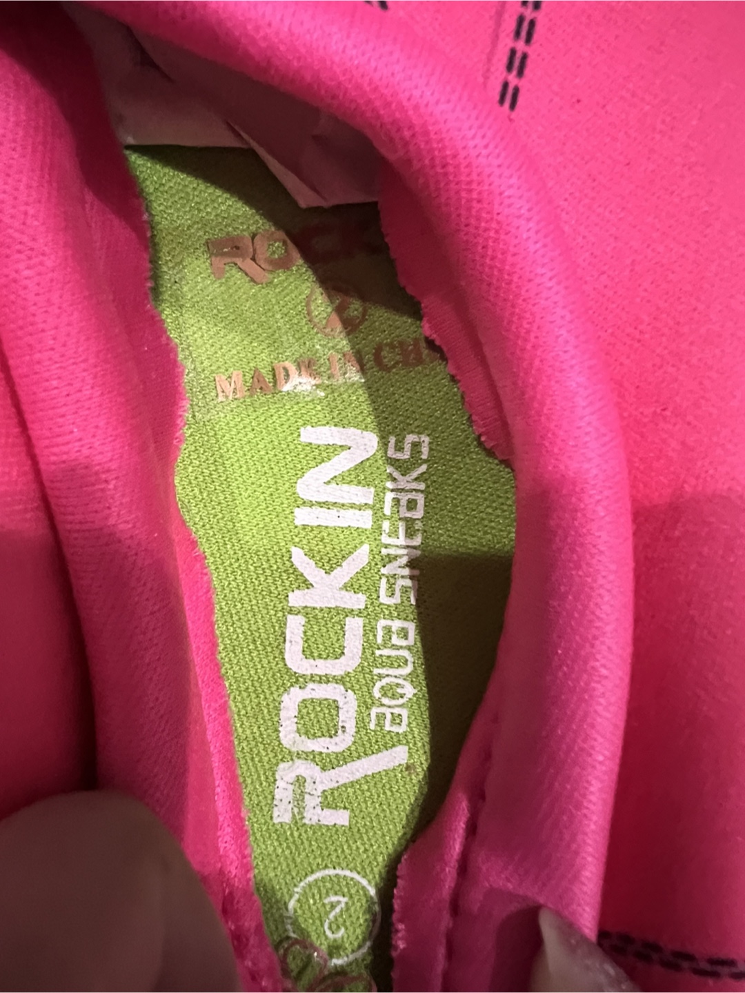 Rockin Aqua Sneakers - Pink, Size 2 & 3 - photo 3