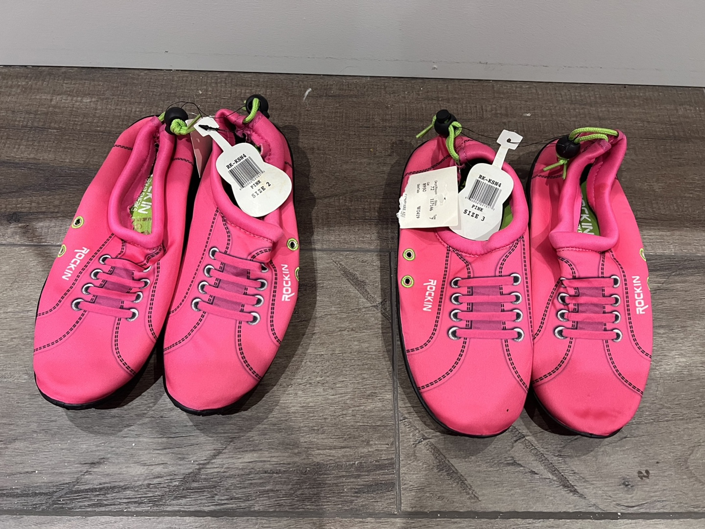Rockin Aqua Sneakers - Pink, Size 2 & 3 - photo 4