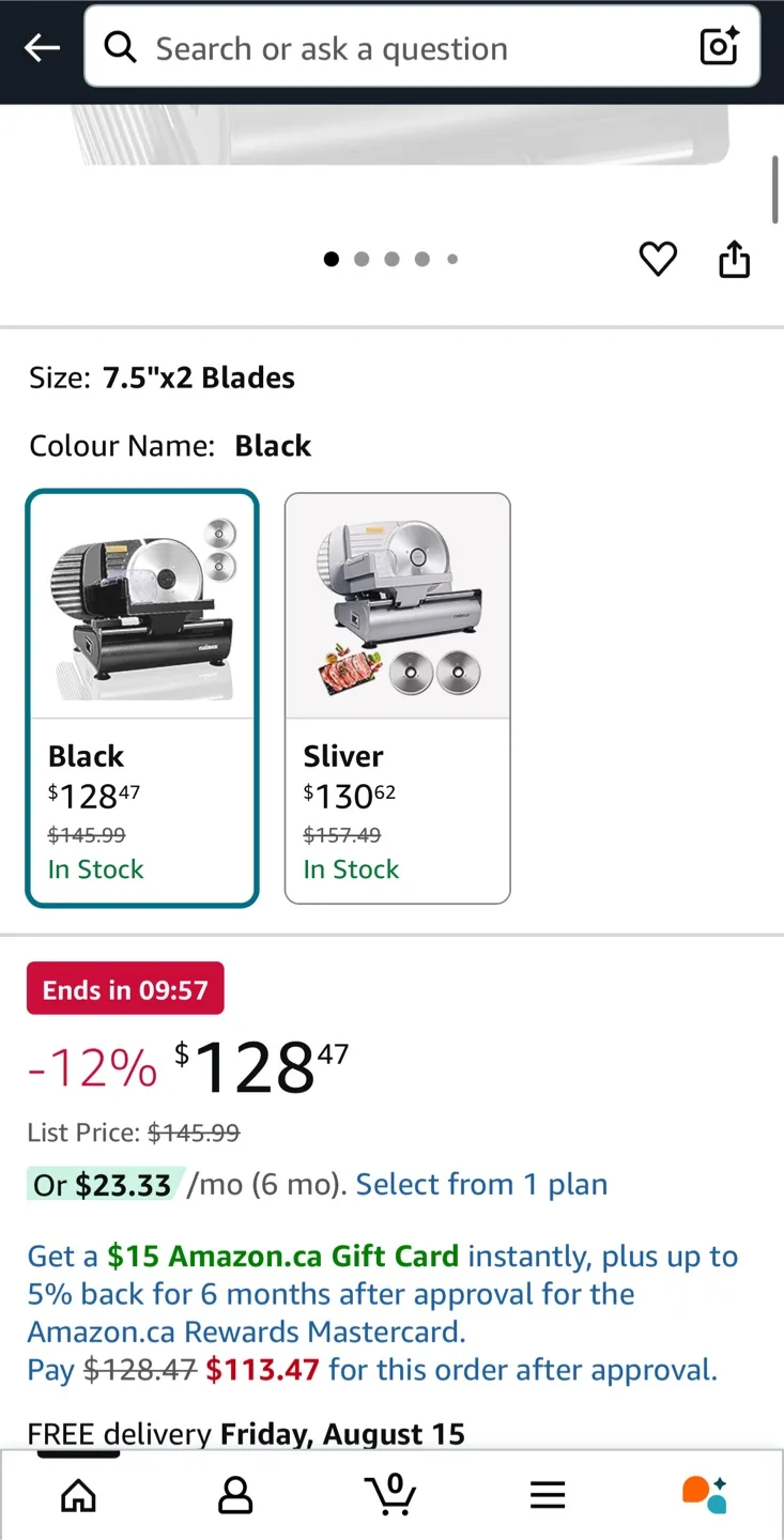 CUSIMAX 200W Electric Deli Food Slicer image indicator(3)
