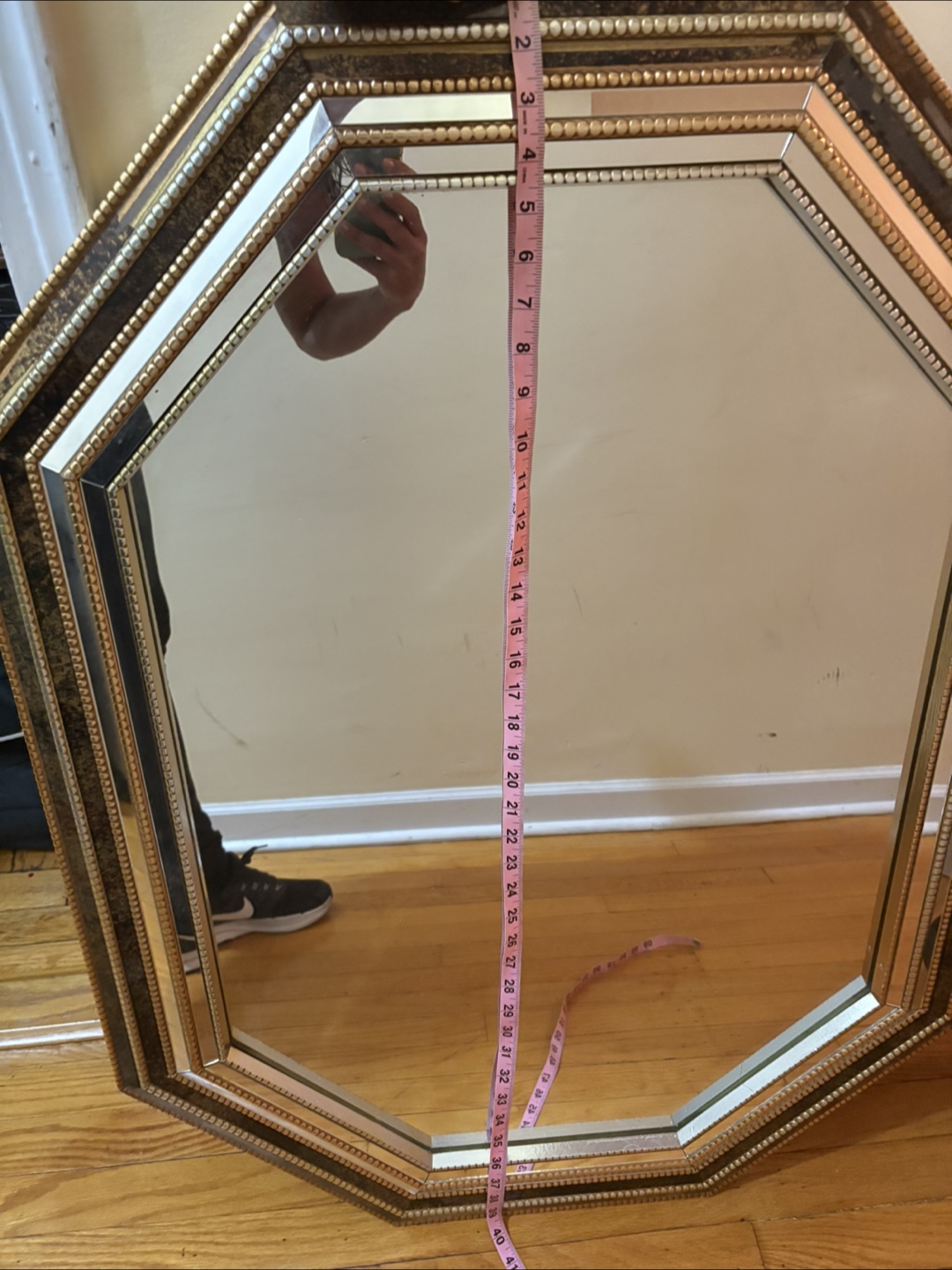 Turner Octagon Wall Mirror - Vintage Decor - photo 4