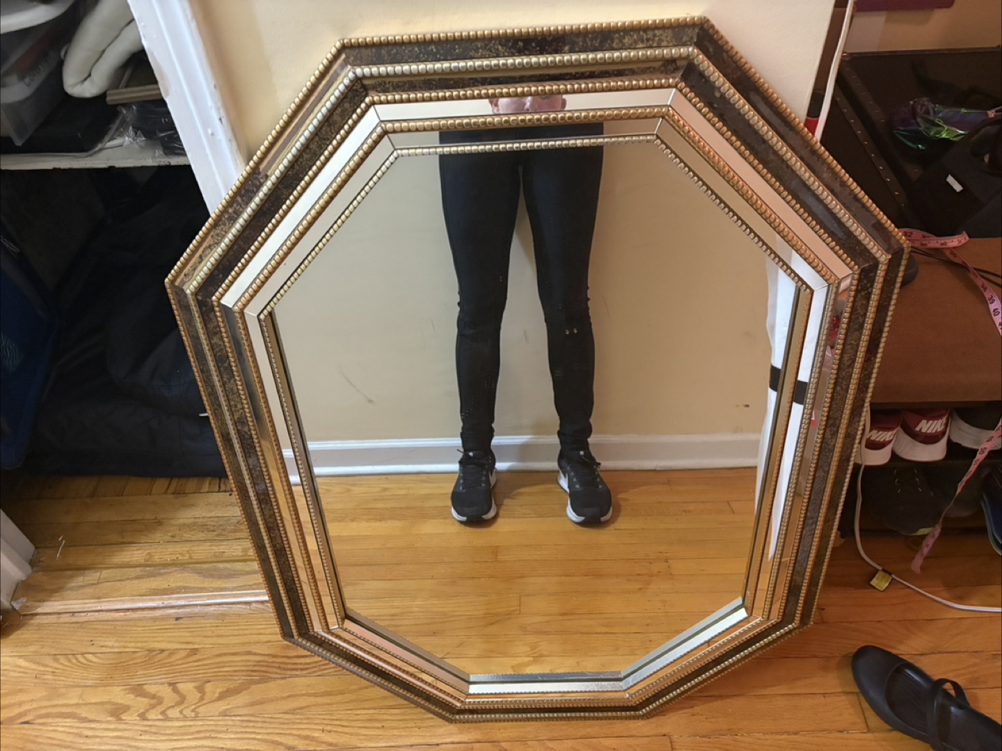 Turner Octagon Wall Mirror - Vintage Decor - photo 5