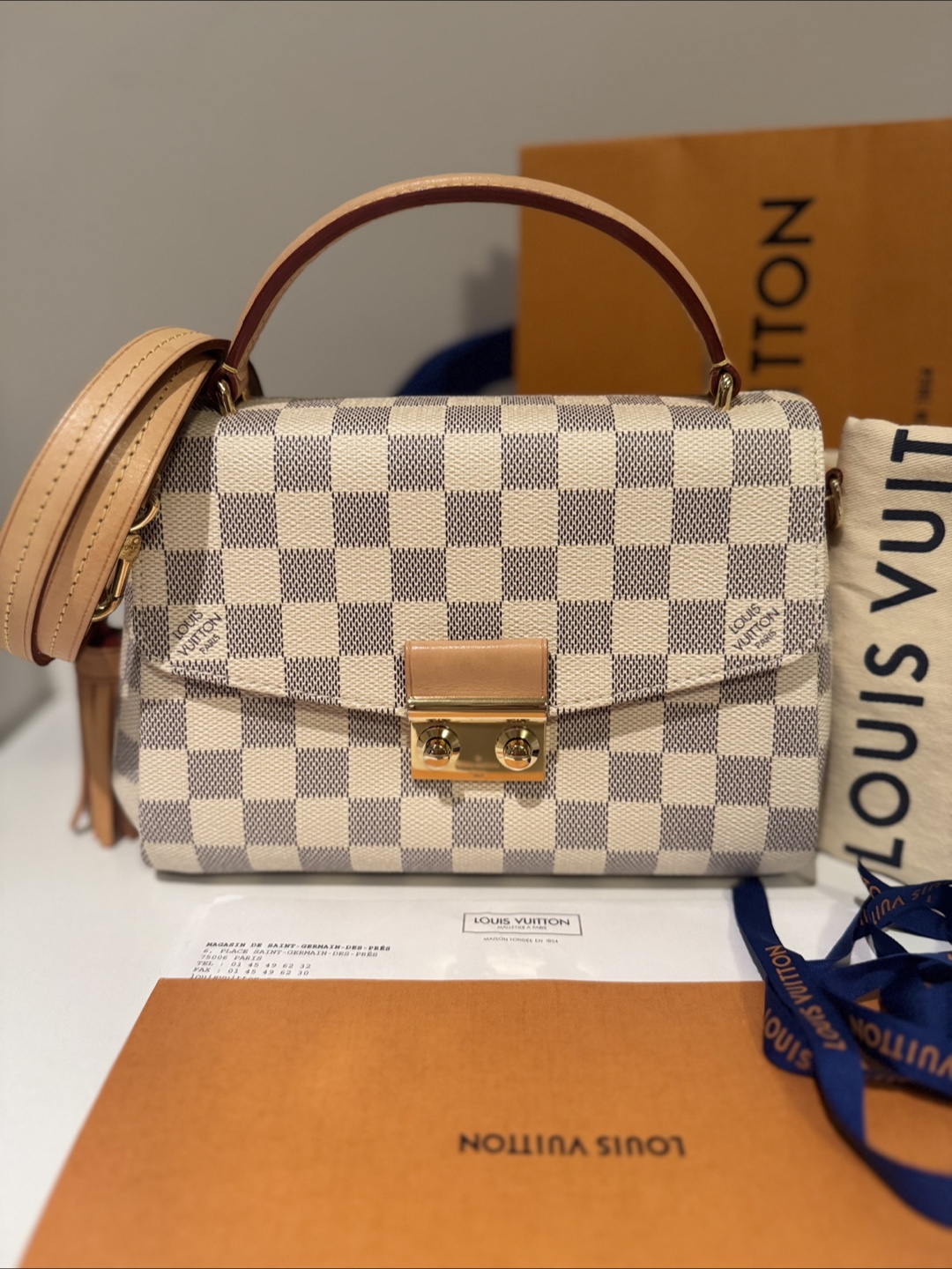 Louis Vuitton Croisette Damier Azur
