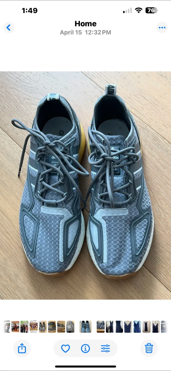 Adidas ZX 2K Boost Grey Sneakers image indicator(4)