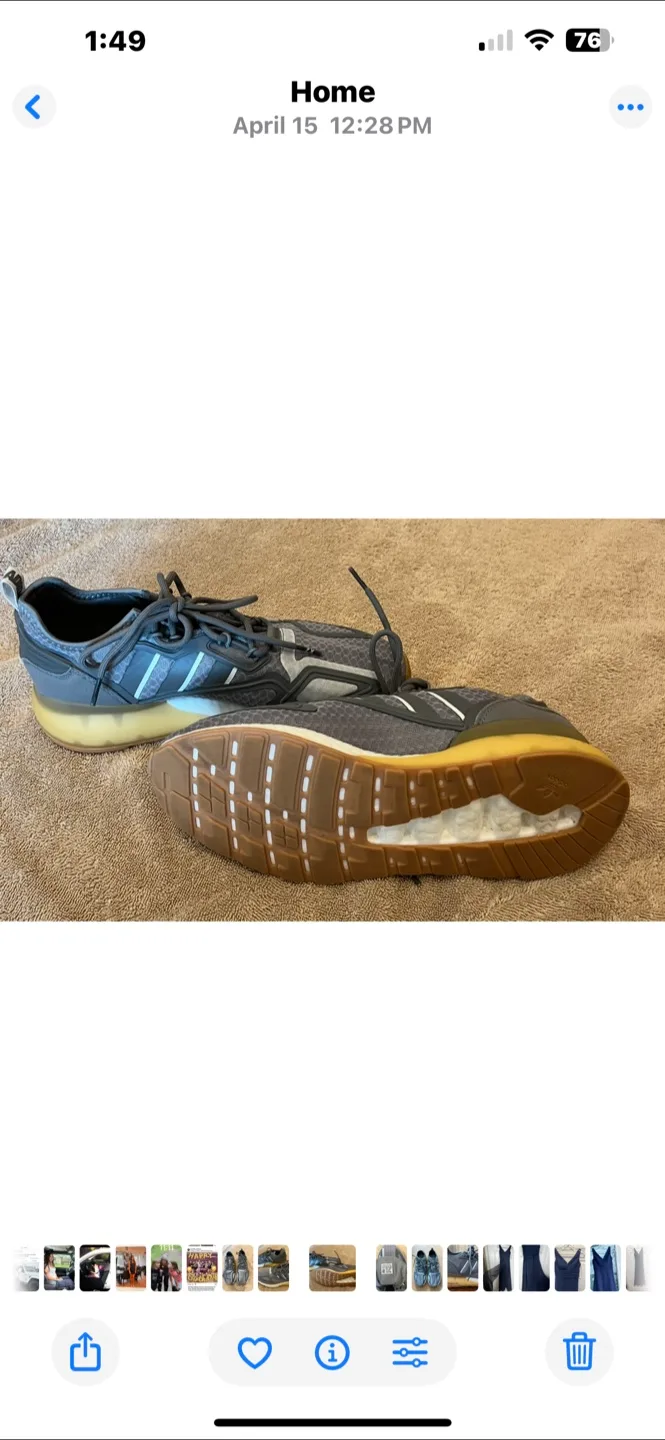 Adidas ZX 2K Boost Grey Sneakers image indicator(2)