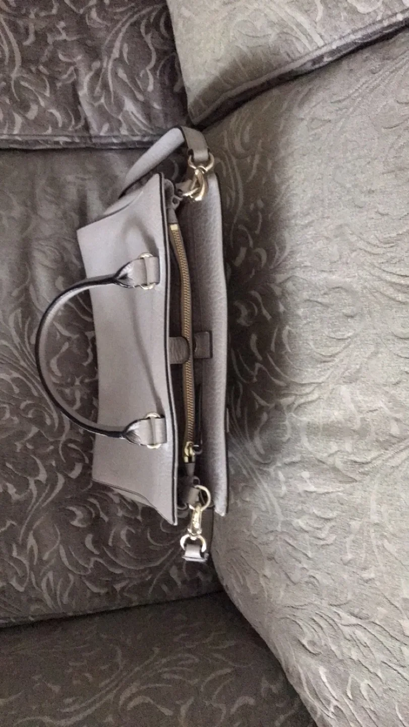 Kate Spade Grey Leather Handbag image indicator(4)