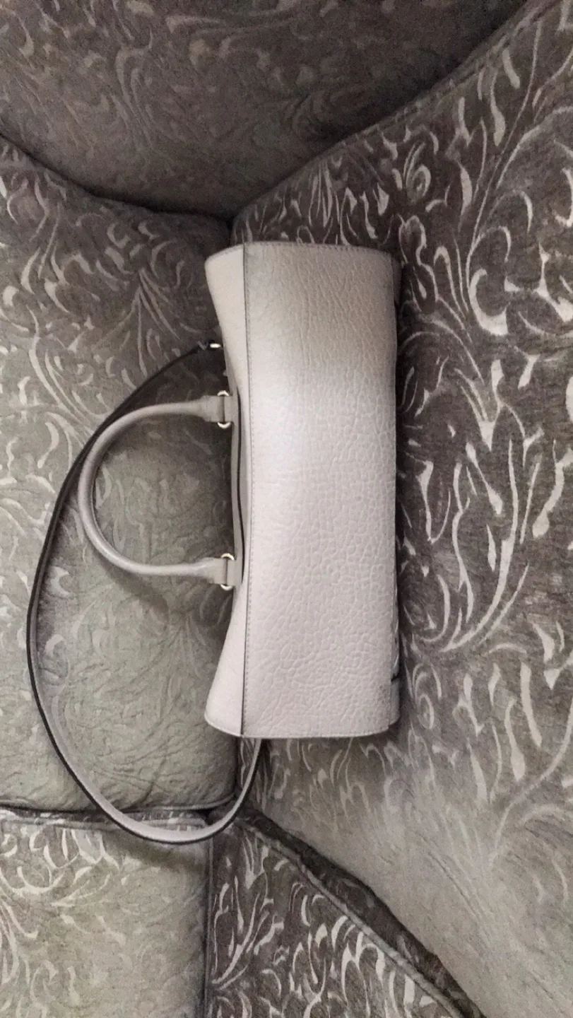 Kate Spade Grey Leather Handbag image indicator(3)