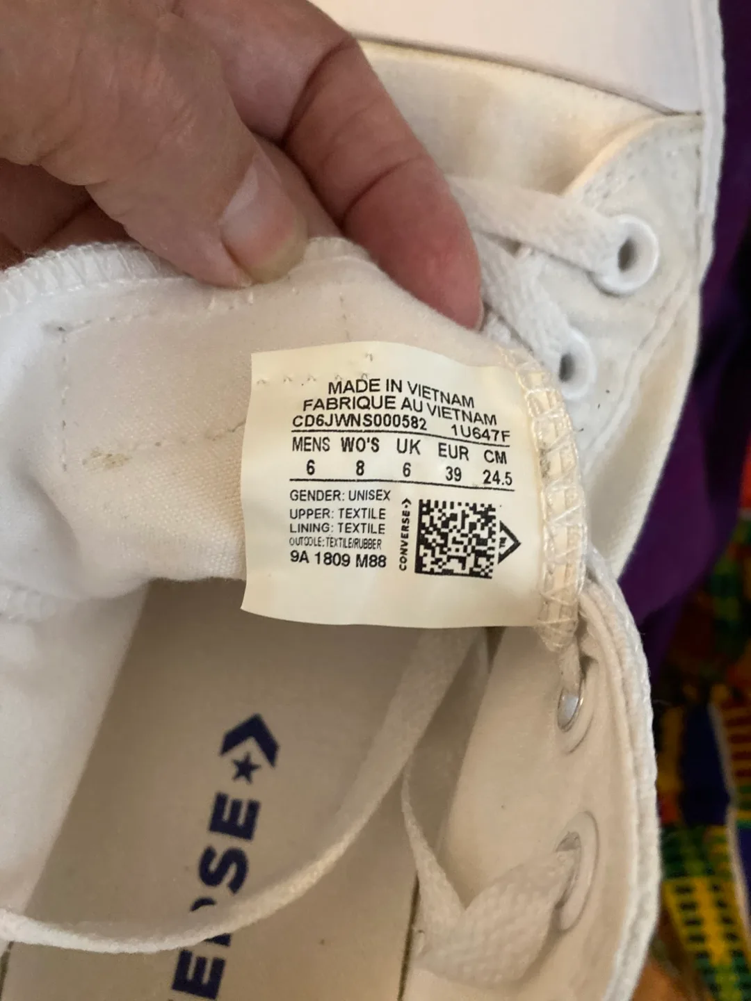 Converse All Star Low Top White - Women's Size 8 image indicator(2)