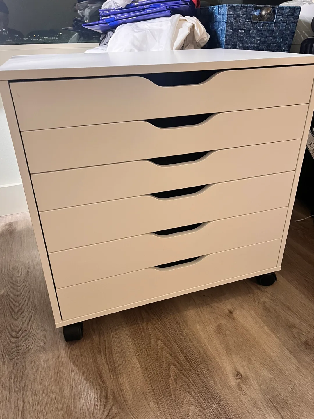 IKEA Alex Drawer Unit on Casters - White thumbnail