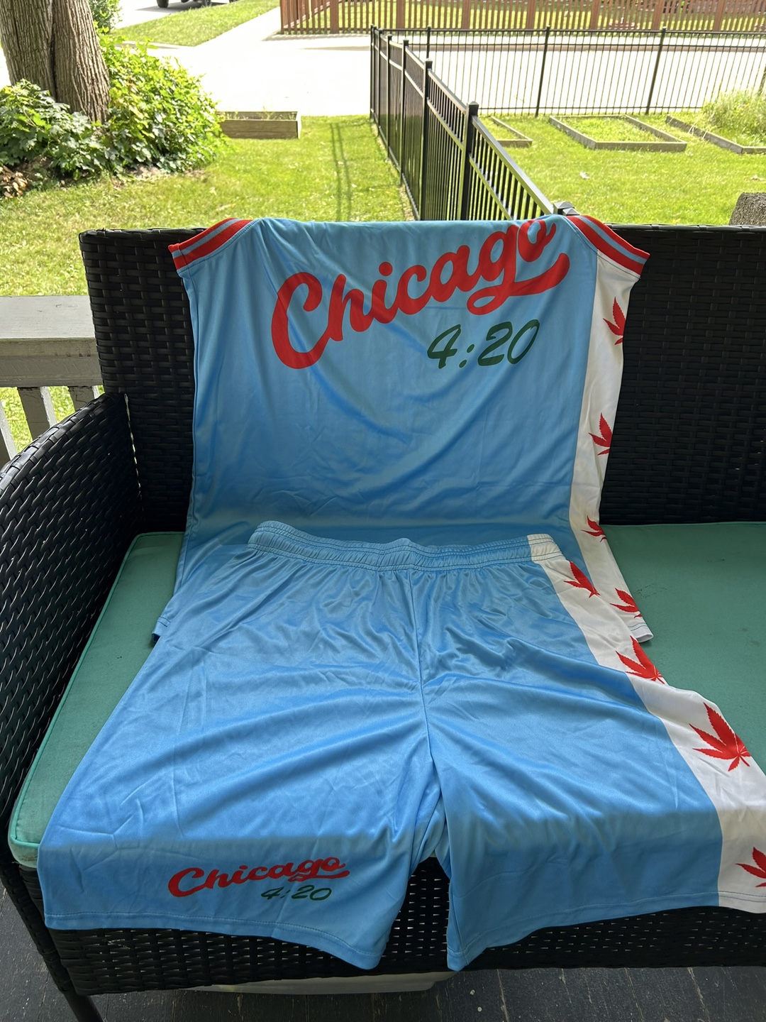 Chicago 4:20 Basketball Jersey & Shorts Set - photo 4
