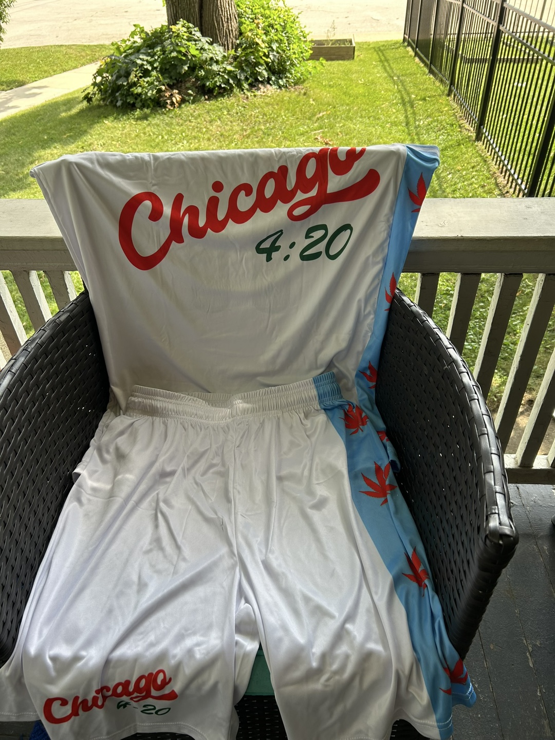 Chicago 4:20 Basketball Jersey & Shorts Set - photo 3