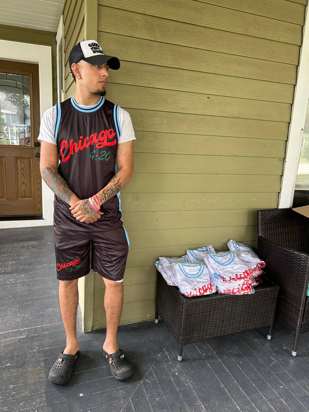 Chicago 4:20 Basketball Jersey & Shorts Set