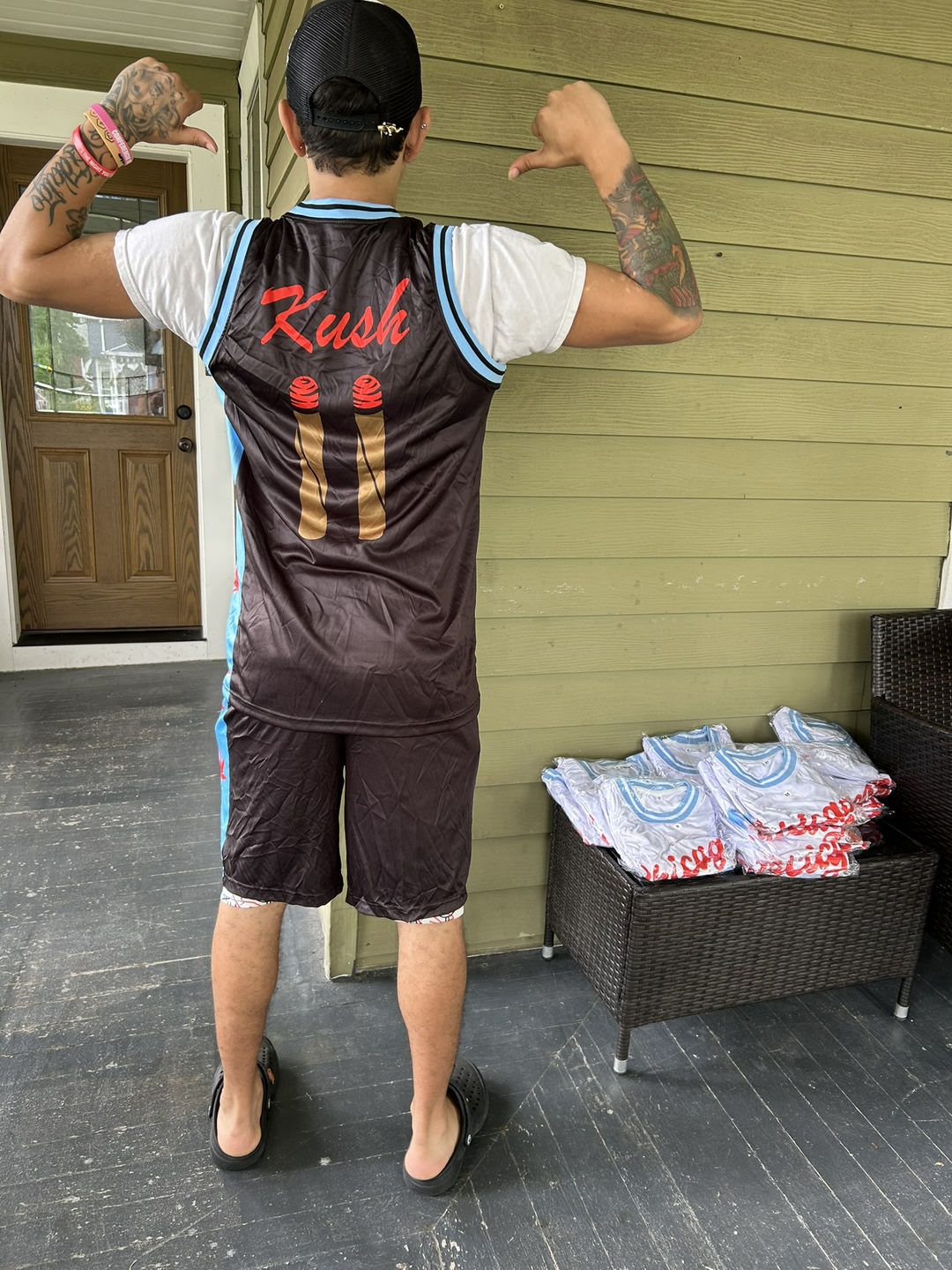 Chicago 4:20 Basketball Jersey & Shorts Set - photo 2