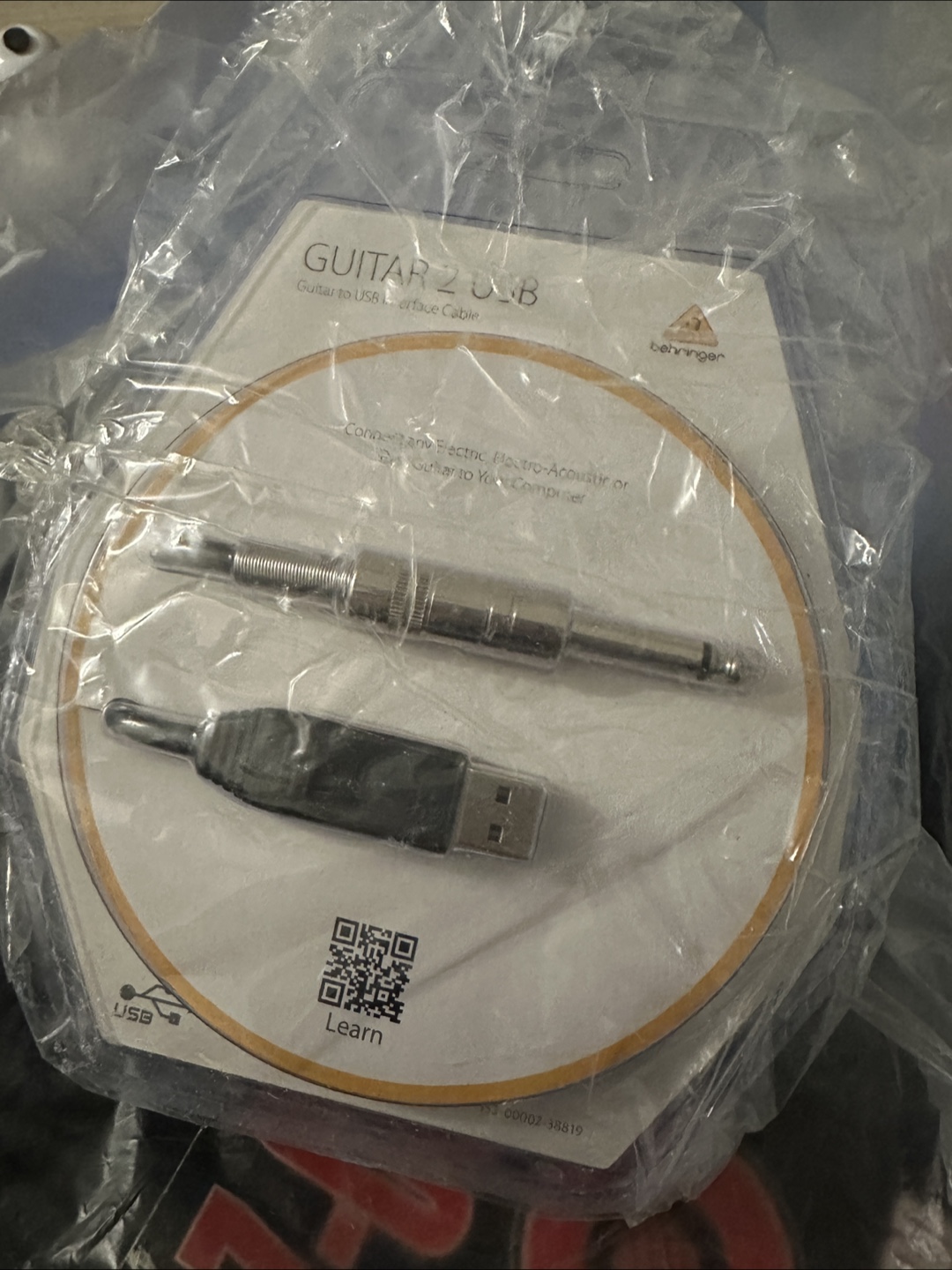Behringer Guitar 2 USB Interface Cable - New - photo 2