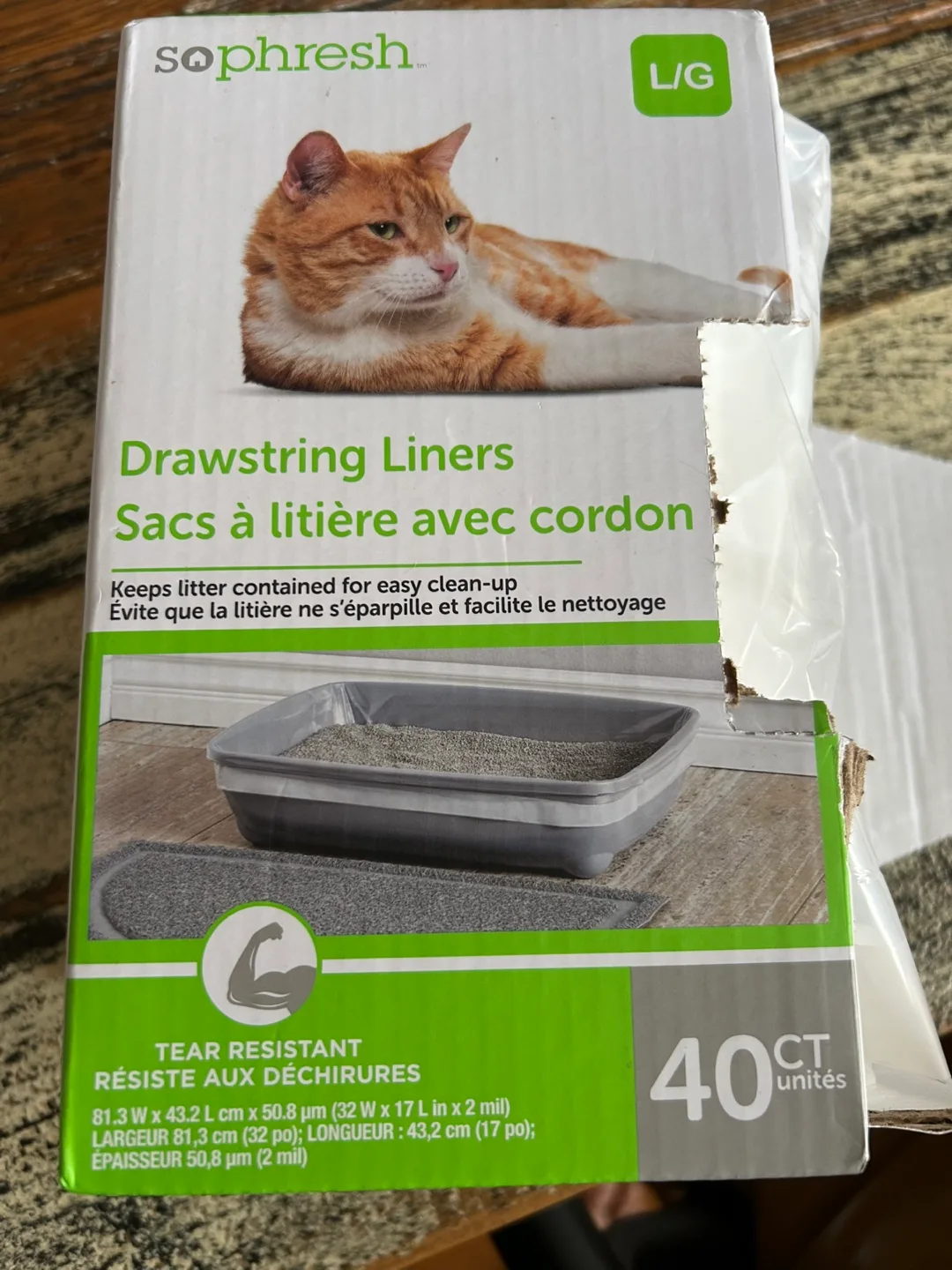 Sophresh Drawstring Liners, 40 Count image indicator(2)