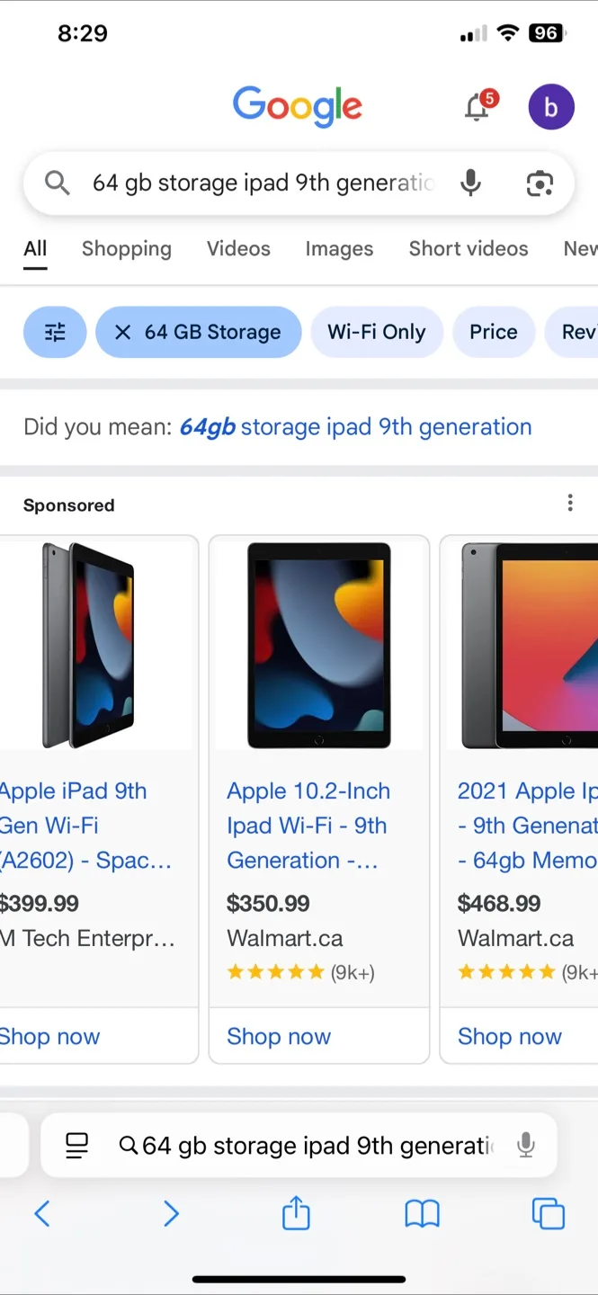 Apple iPad 9th Gen 64GB PRISTINE CONDITION ✨ image indicator(3)