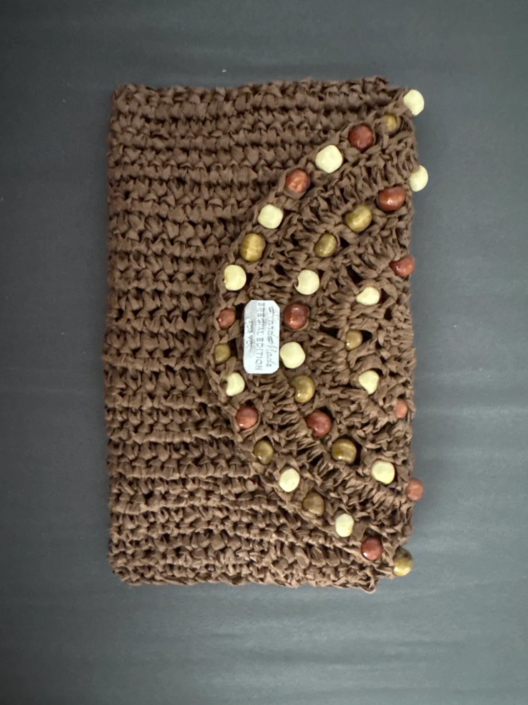 Brand new Brown Beaded Clutch - Special Edition thumbnail