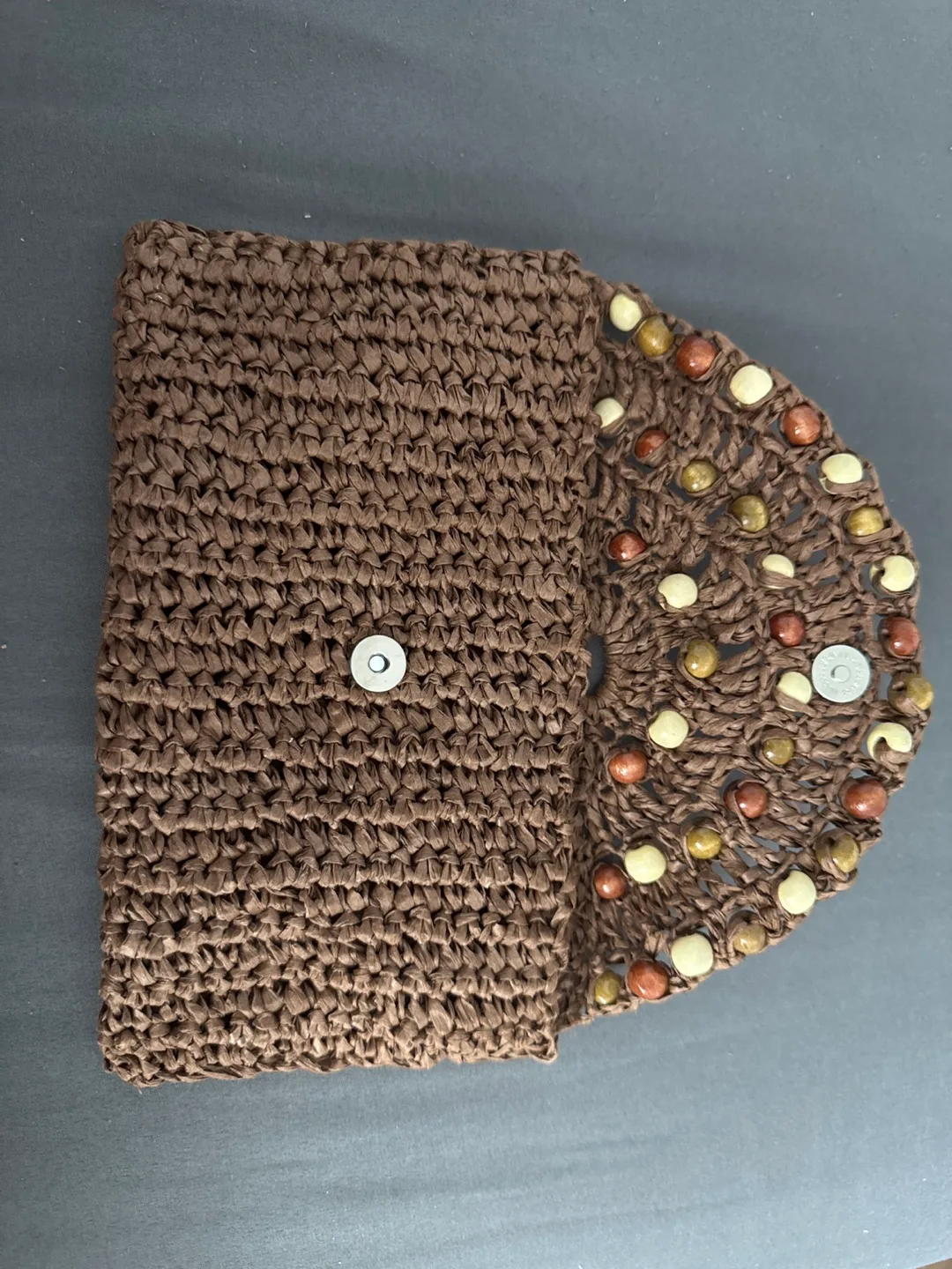 Brand new Brown Beaded Clutch - Special Edition image indicator(2)