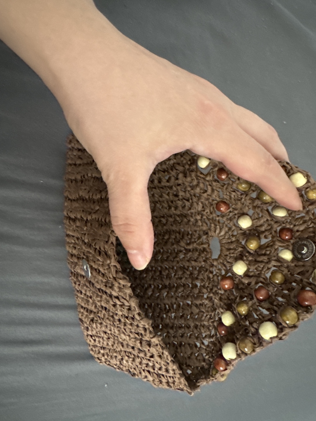 Brand new Brown Beaded Clutch - Special Edition - photo 3