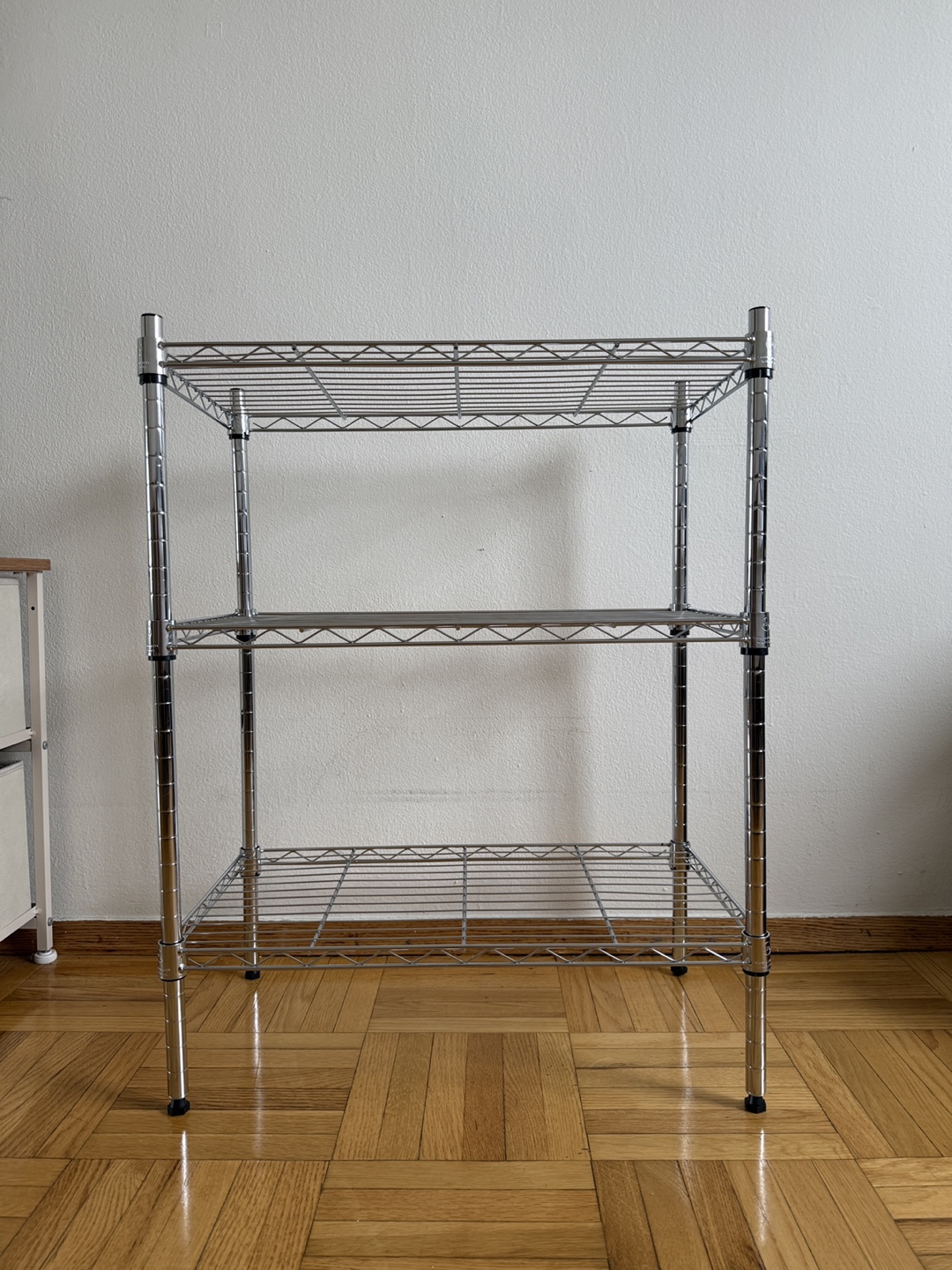 FDW 3 Tier Metal Adjustable Pantry Shelves 23L x 13W x 30H