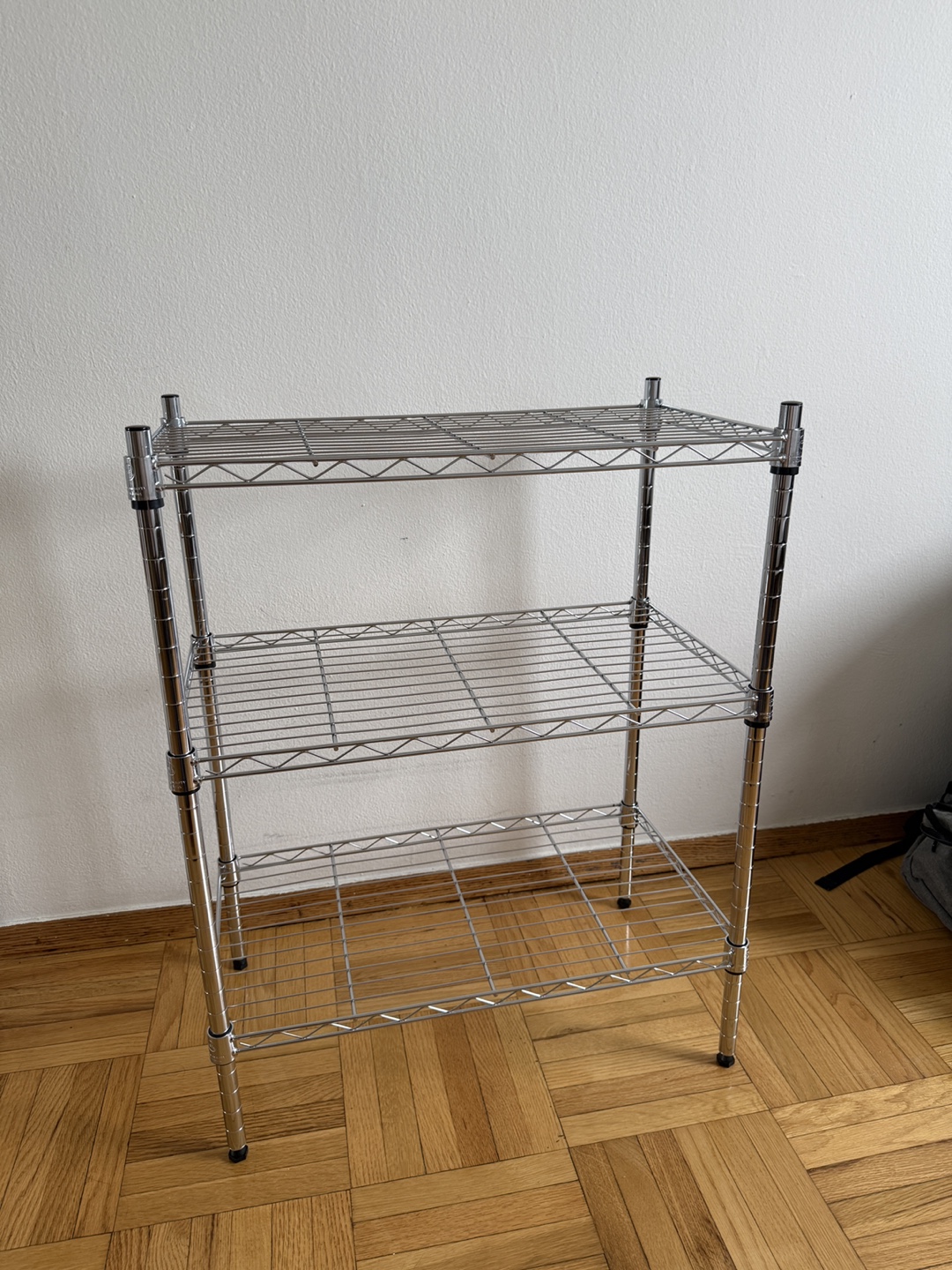 FDW 3 Tier Metal Adjustable Pantry Shelves 23L x 13W x 30H - photo 2
