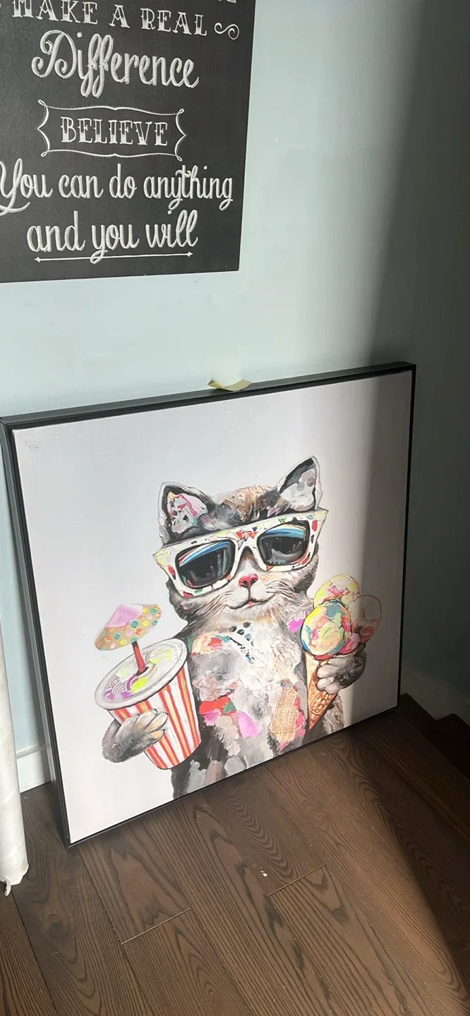 Cat with Sunglasses Wall Art thumbnail