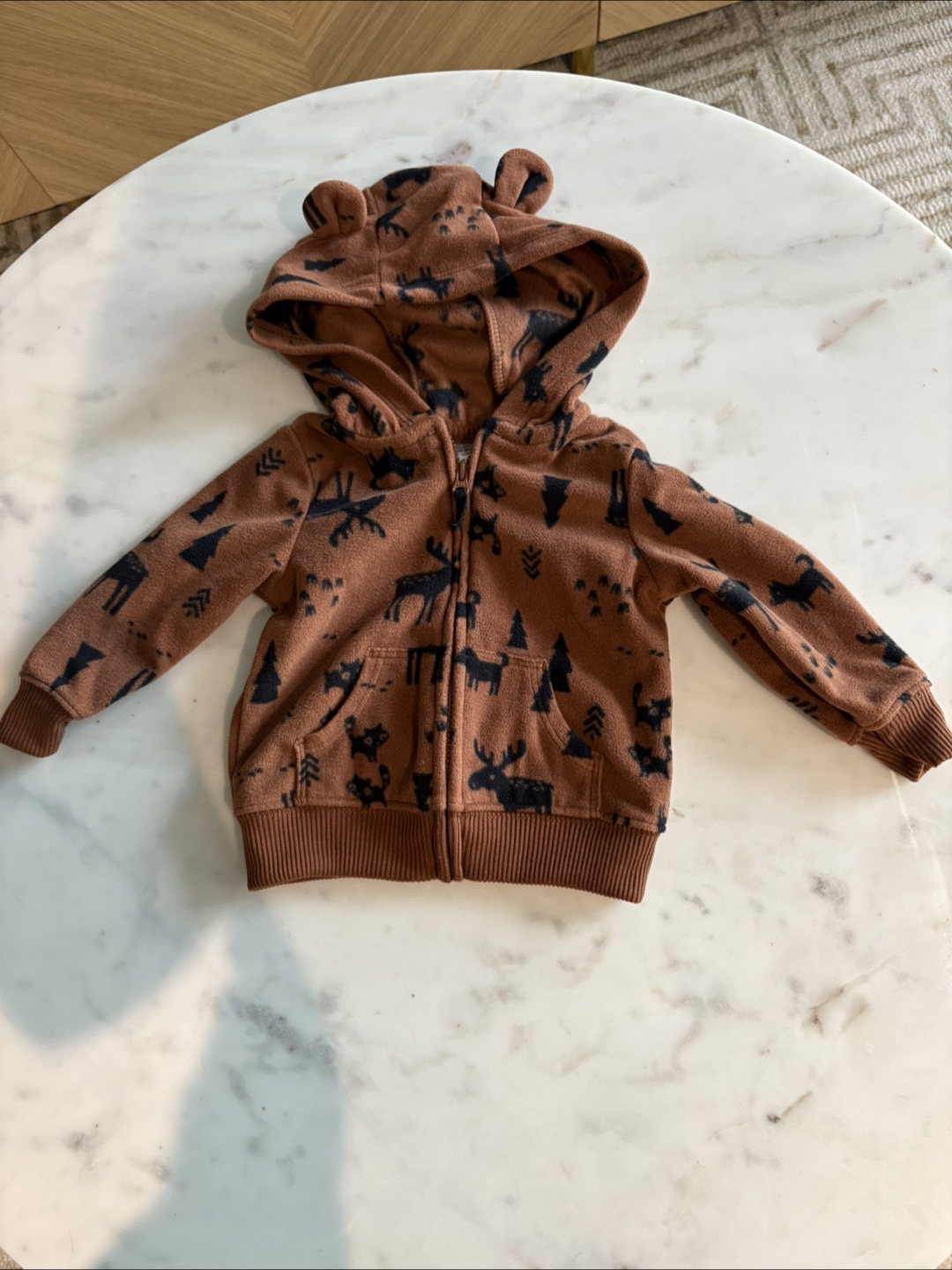 Baby Jackets - Columbia Fleece, Knit Hoodie, Winnie the Pooh - photo 2