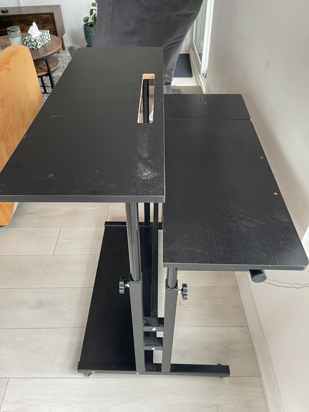 Adjustable Height Standing Desk - Black - photo 2