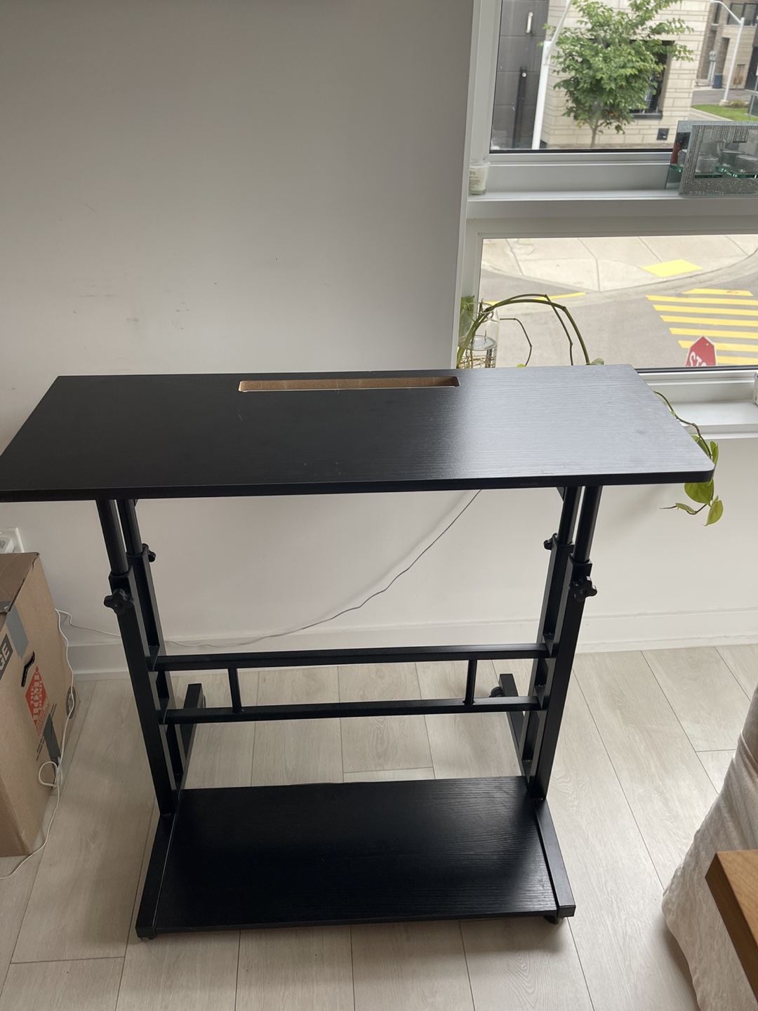 Adjustable Height Standing Desk - Black