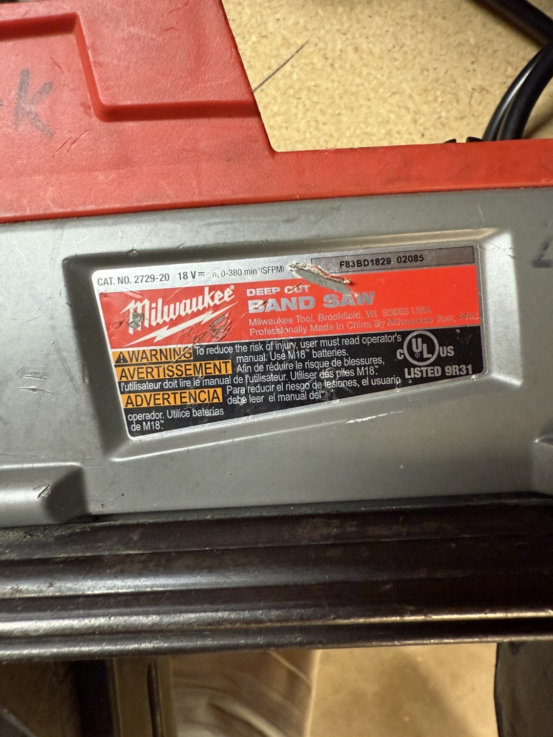 Milwaukee Cordless Band Saw with multi blades - photo 3