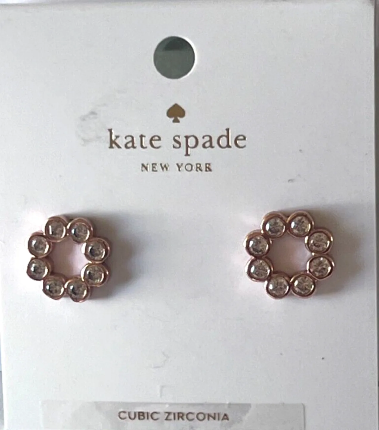 Kate Spade Rose Gold Stud Earrings thumbnail