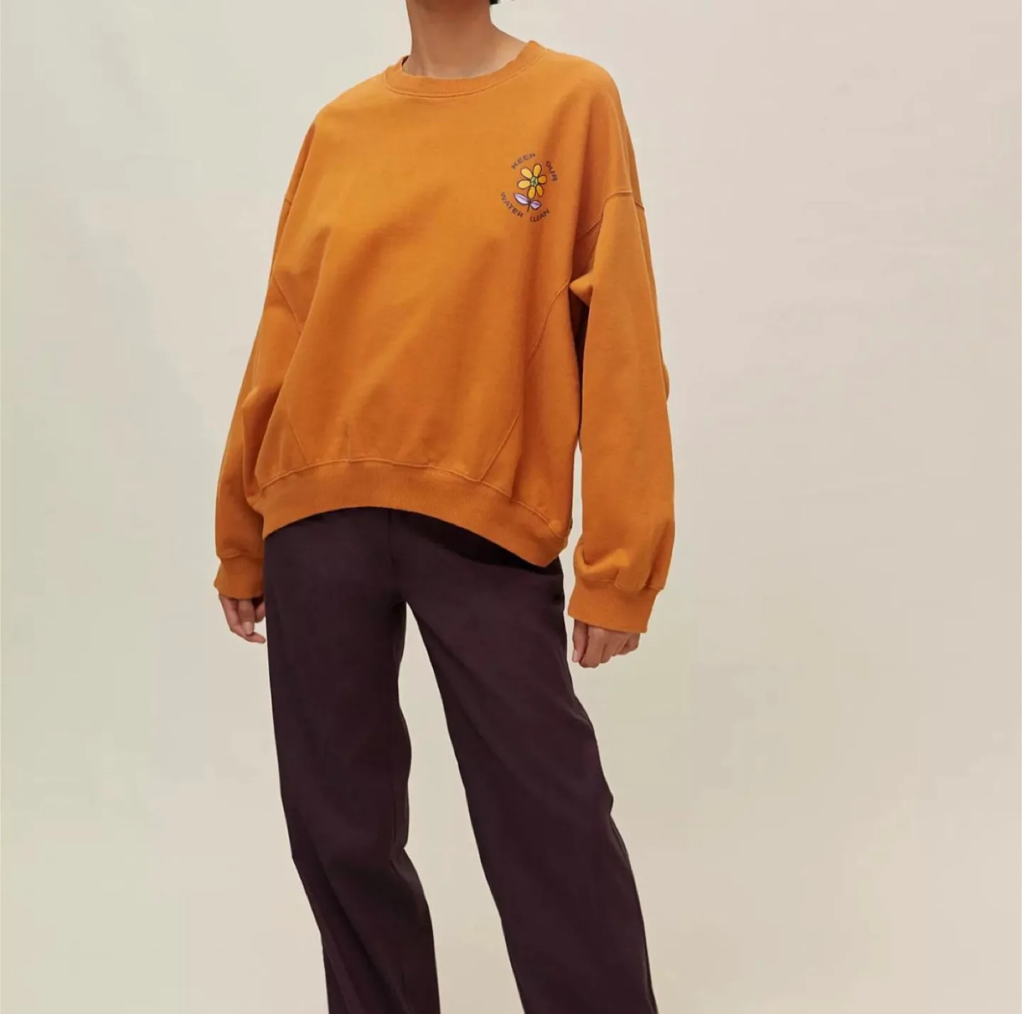 Urban Outfitters Crewneck - Size Small 🍊🐸 image indicator(2)