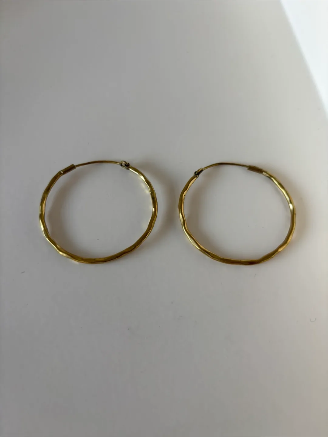 1.5” Gold Hoop Earrings thumbnail