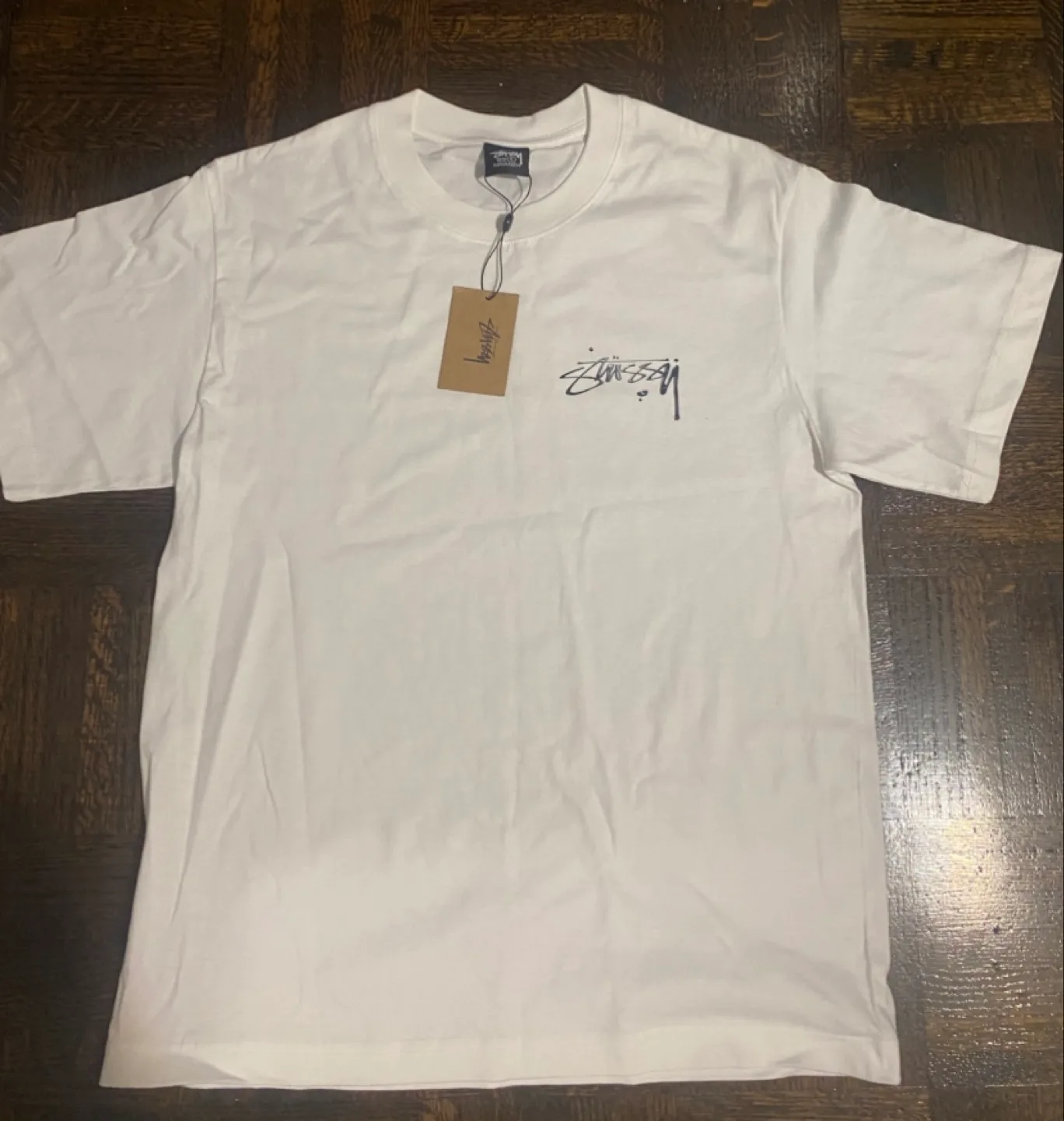 New Stussy White T-Shirt, Size Small thumbnail