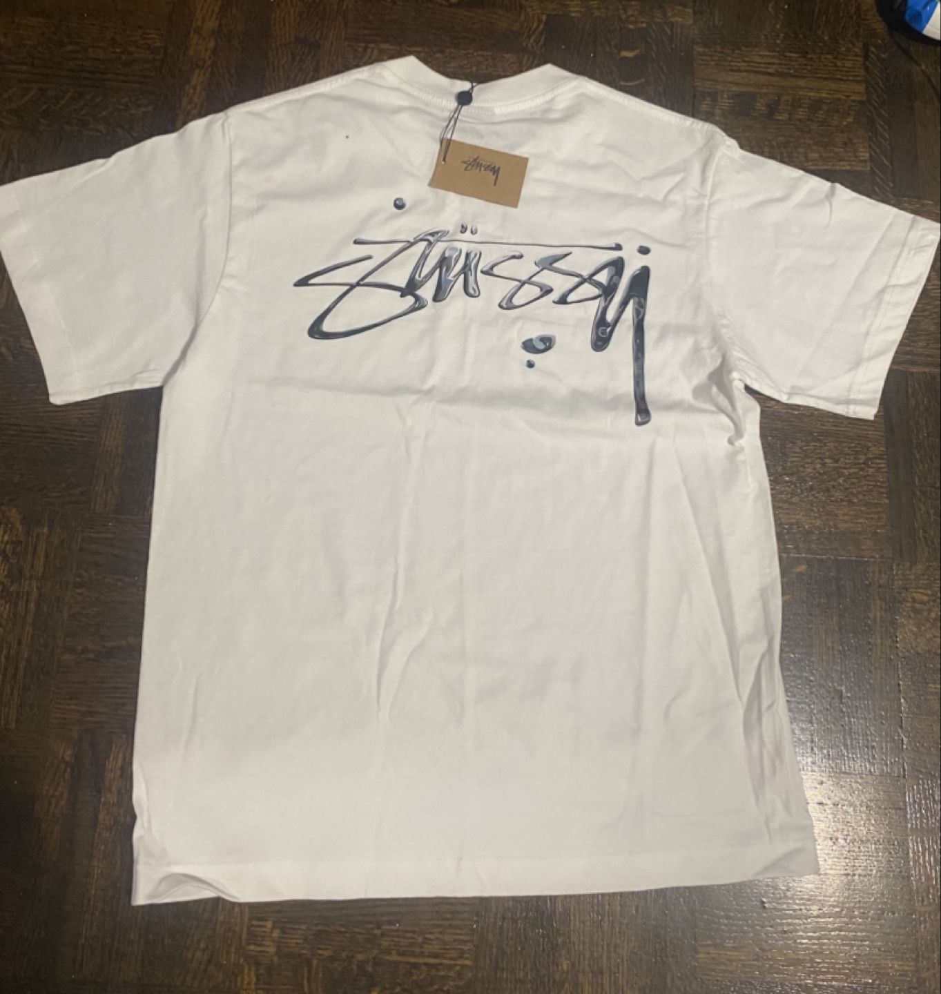 New Stussy White T-Shirt, Size Small - photo 2