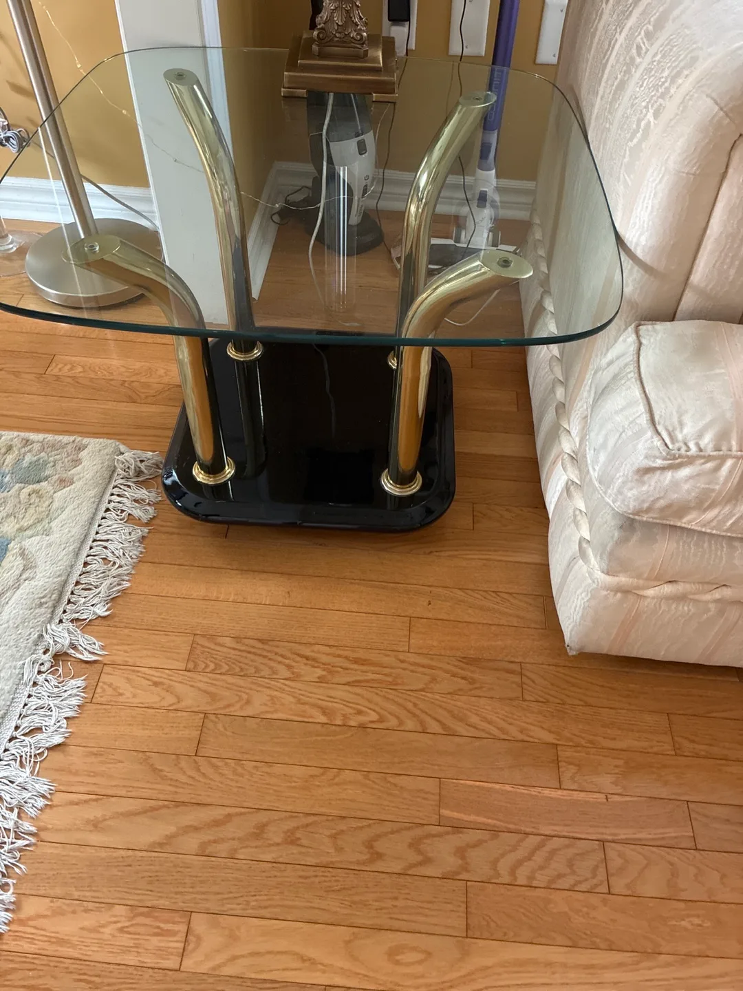 Glass Top coffee table and End Table image indicator(2)