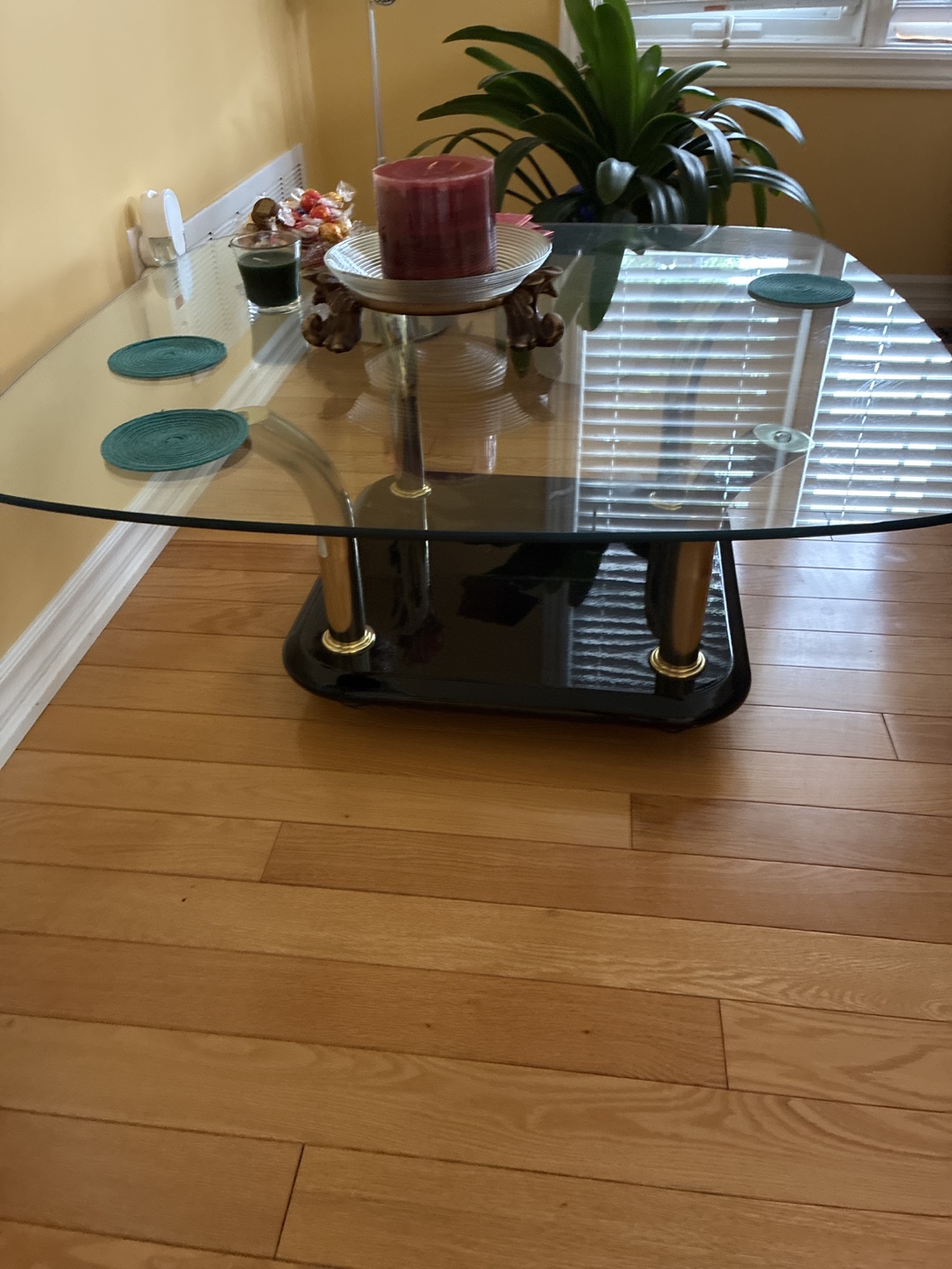 Glass Top coffee table and End Table