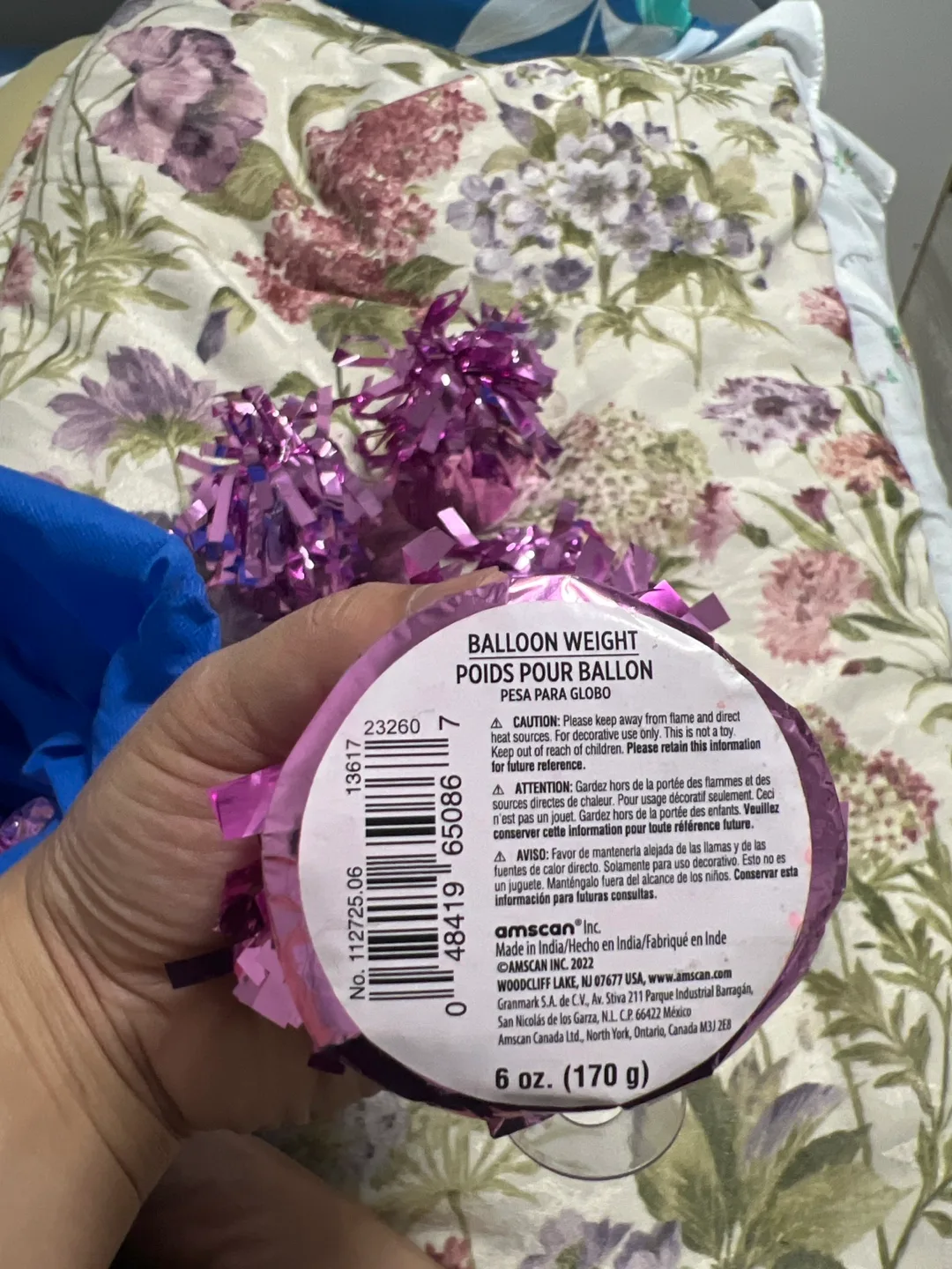 Amscan Balloon Weights - Purple, 6 oz 10pcs thumbnail