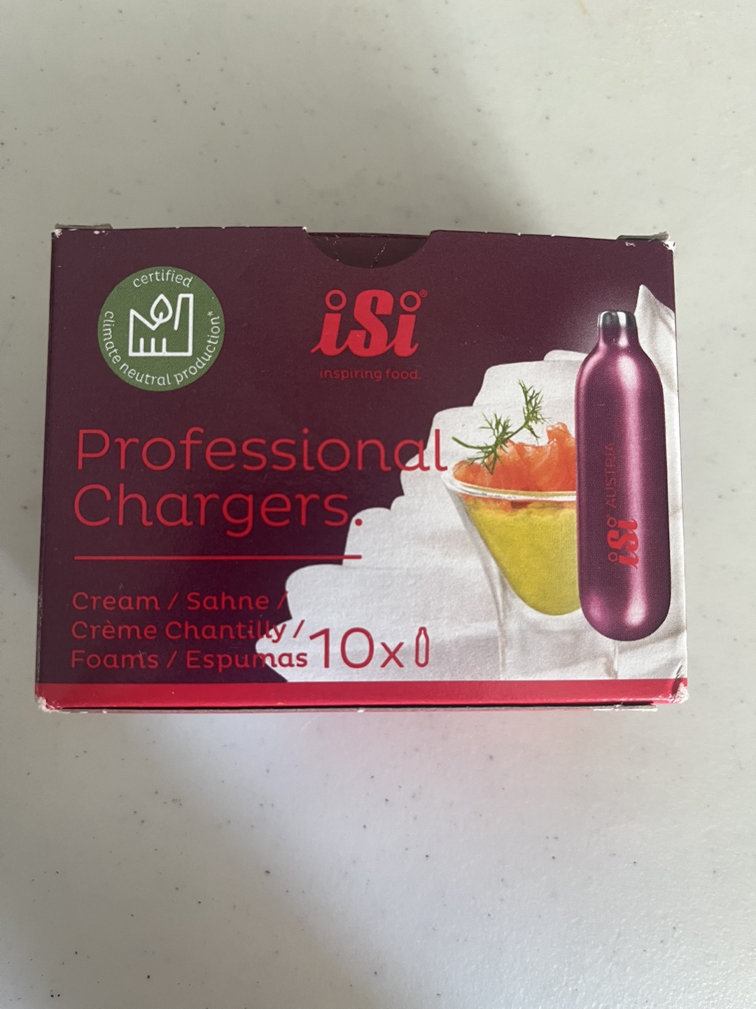 iSi Professional Chargers - Cream/Foams