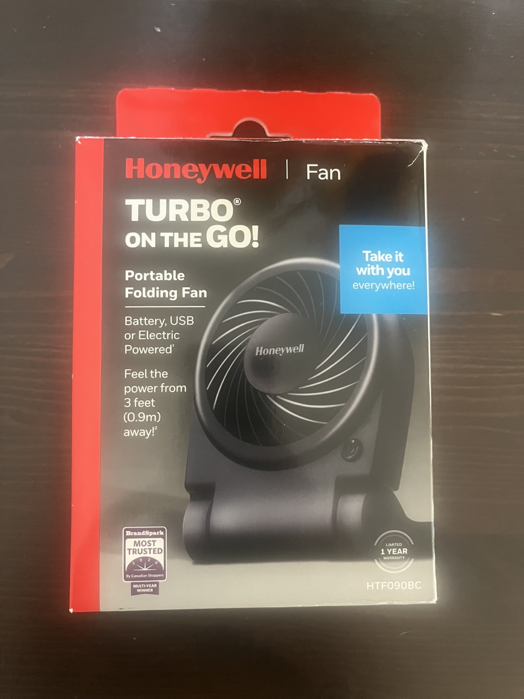 Honeywell Turbo On The Go! Portable Fan