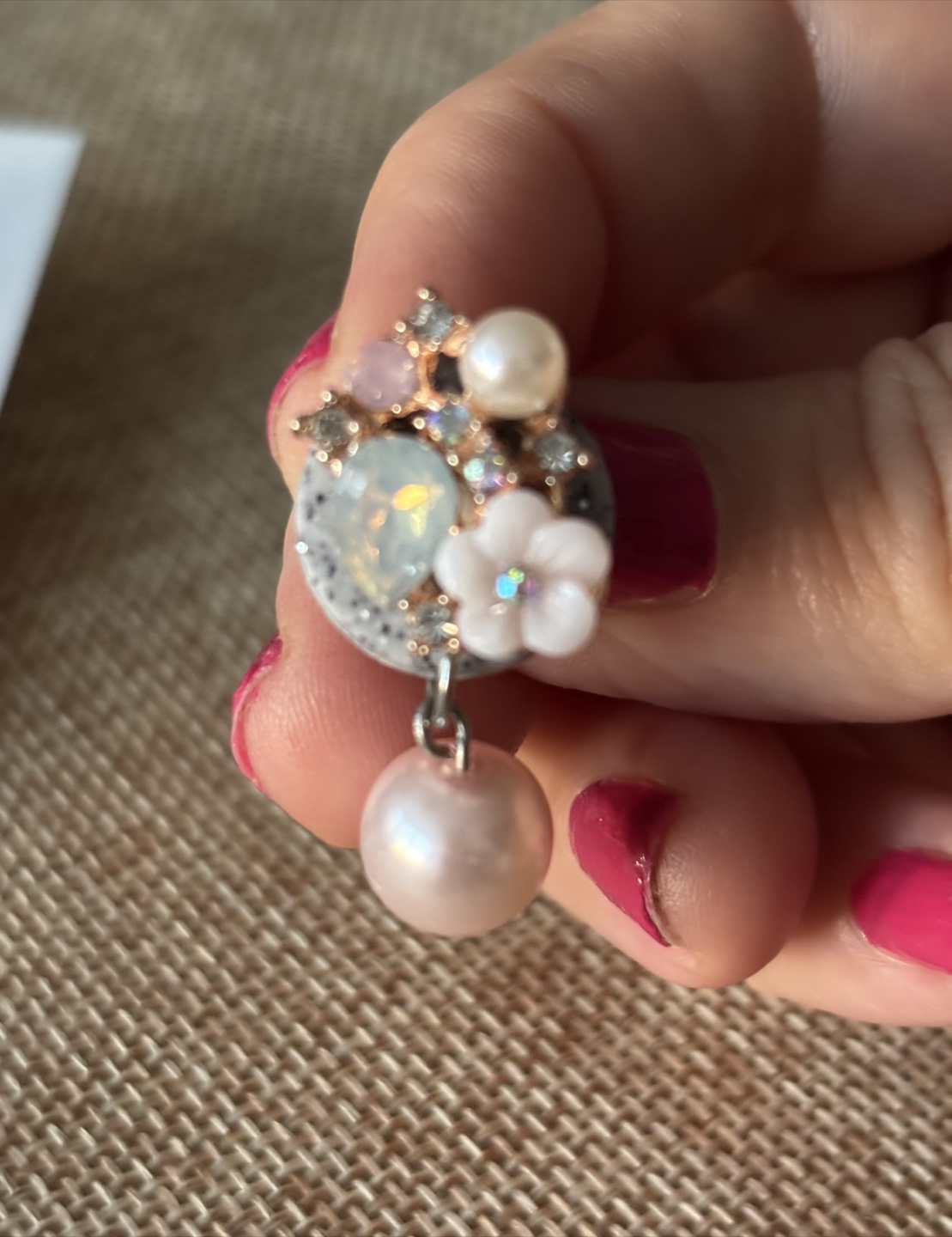 Lucine Designs Pearl Drop Earrings, new boutique jewelry - photo 4